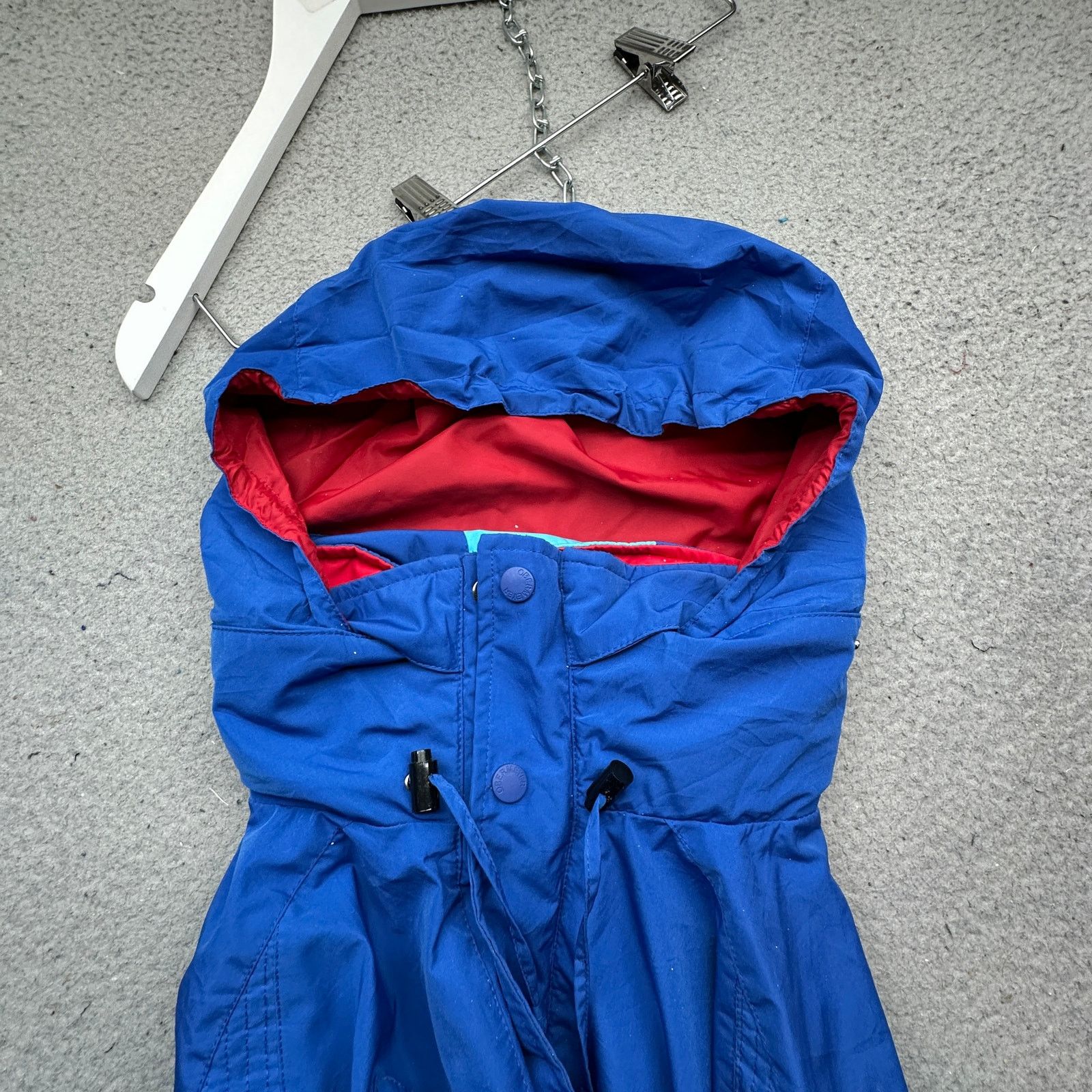 Obermeyer VTG Obermeyer 1/2 Zip Anorak Windbreaker Jacket Men XL Blue Size US XL / EU 56 / 4 - 7 Thumbnail