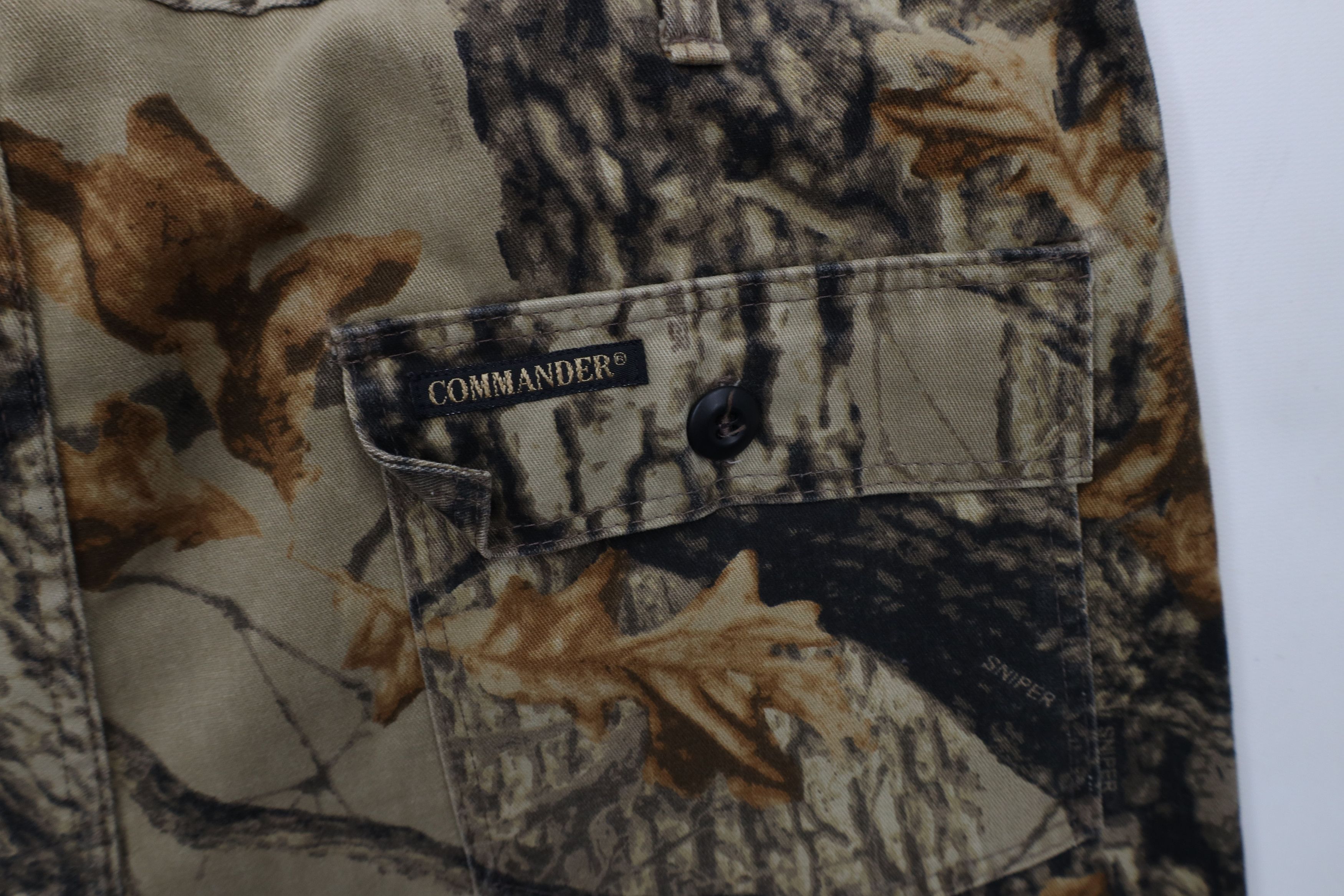 Vintage Vintage 90s Streetwear Camouflage Wide Leg Cargo Pants USA Size US 36 / EU 52 - 14 Thumbnail