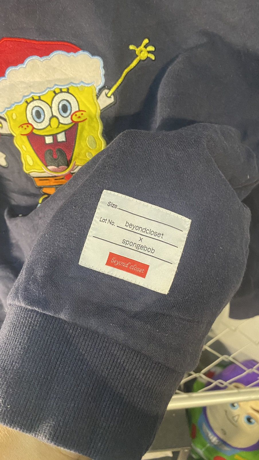 Cartoon Network × Nickelodeon × Vintage NICKELODEON SPONGEBOB 2015 BIG FACE EMBROIDERY SWEATSHIRT S Size US S / EU 44-46 / 1 - 3 Thumbnail