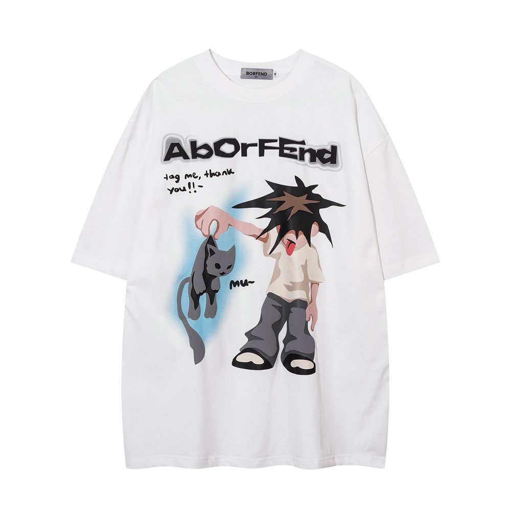 Band Tees × Vintage Men's casual loose American cartoon anime print T-shirt Size US M / EU 48-50 / 2 - 1 Thumbnail