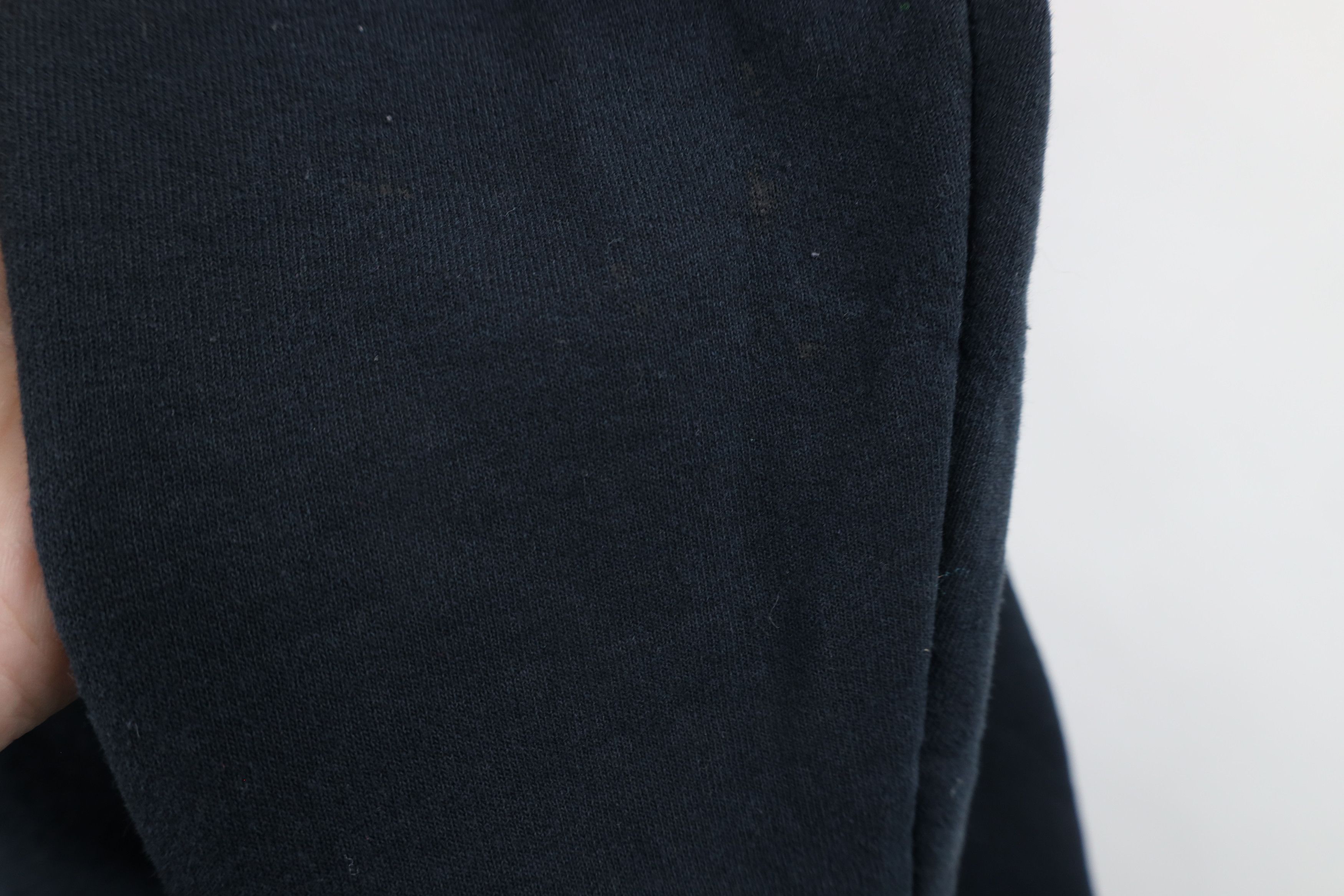 Vintage Vintage 90s Streetwear Blank Hoodie Sweatshirt Black Size US M / EU 48-50 / 2 - 9 Thumbnail