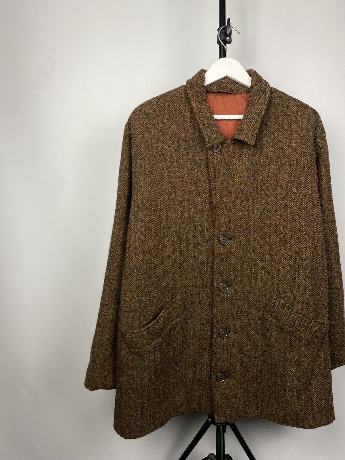 Harris Tweed × Japanese Brand Harris Tweed Men Classic Wool Coats Blazer Jacket Size US M / EU 48-50 / 2 - 3 Thumbnail