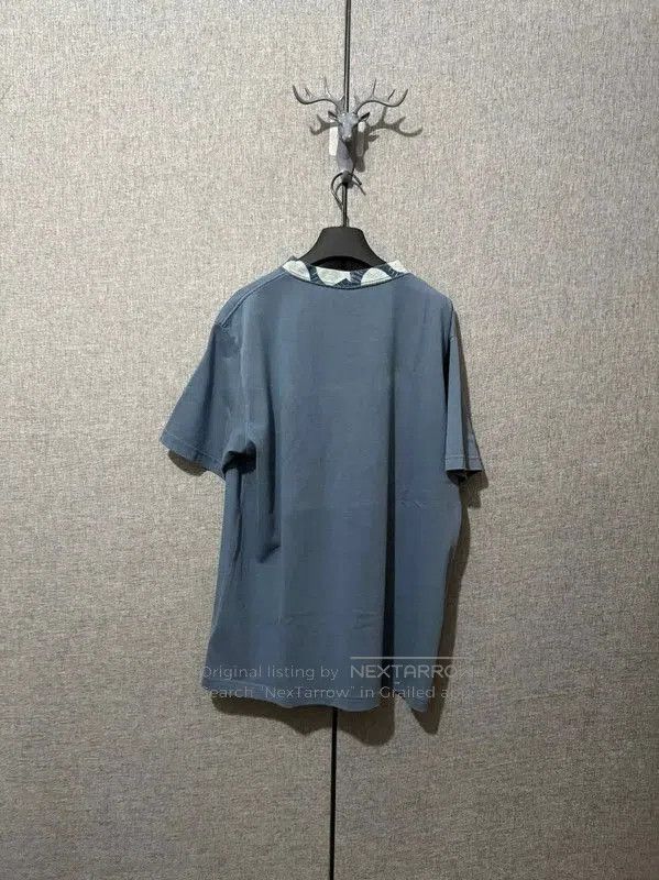 Dior Dior Blue Cotton Embroidered Logo T-Shirt . Size US M / EU 48-50 / 2 - 2 Thumbnail