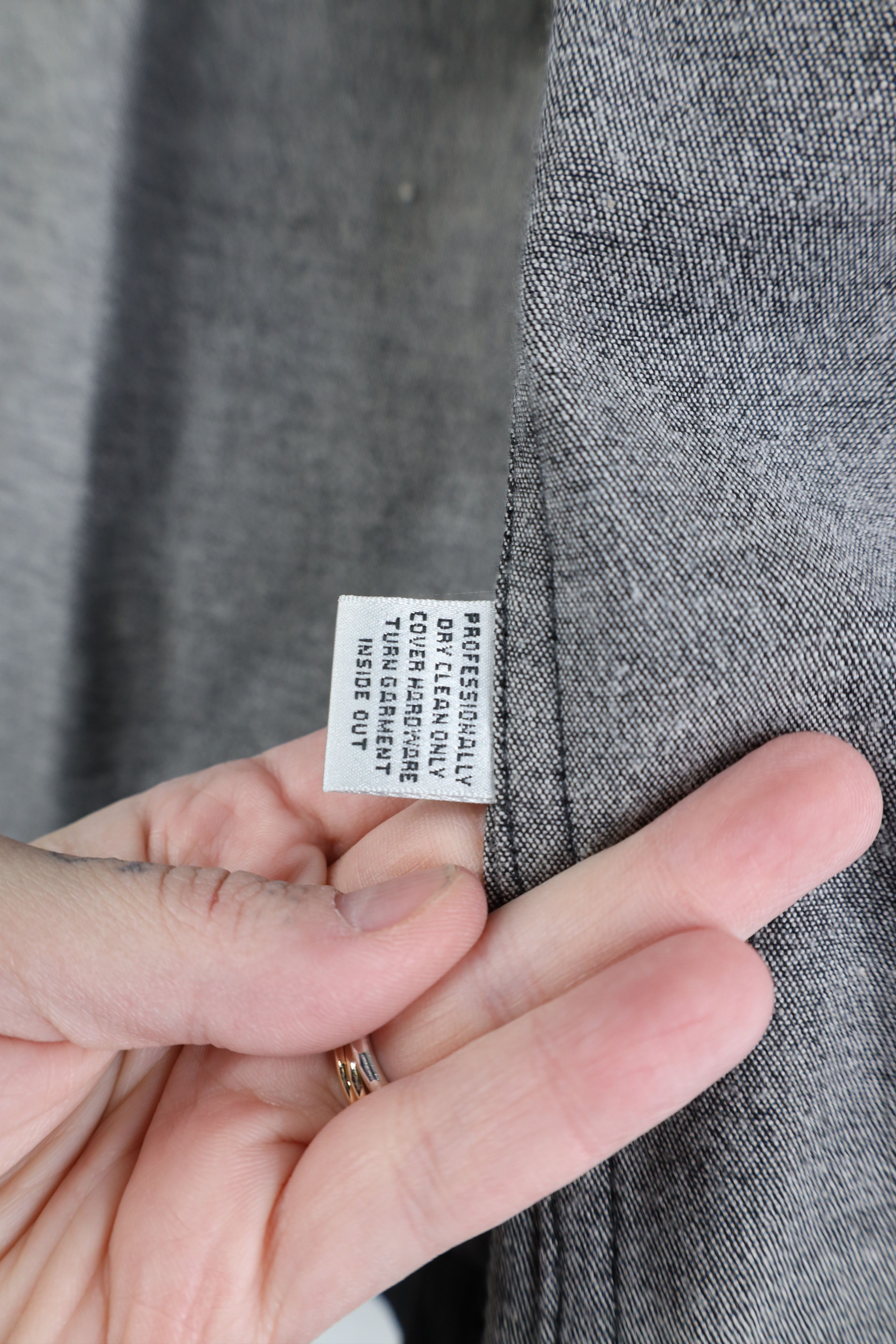St. John Vintage 90s St John Sport Full Zip Denim Jacket Gray USA Size L / US 10 / IT 46 - 13 Thumbnail
