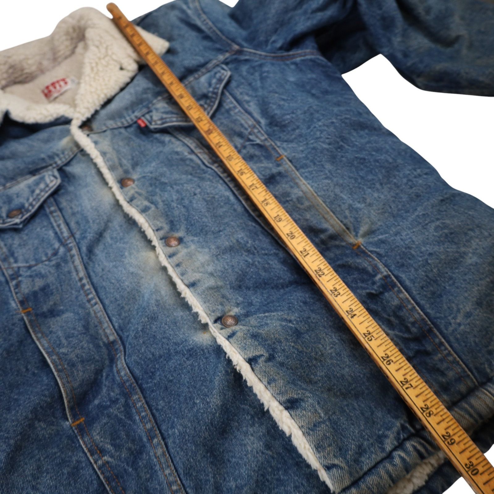 Levi's × Vintage Vintage Levis Denim Sherpa Jacket Size US L / EU 52-54 / 3 - 11 Thumbnail