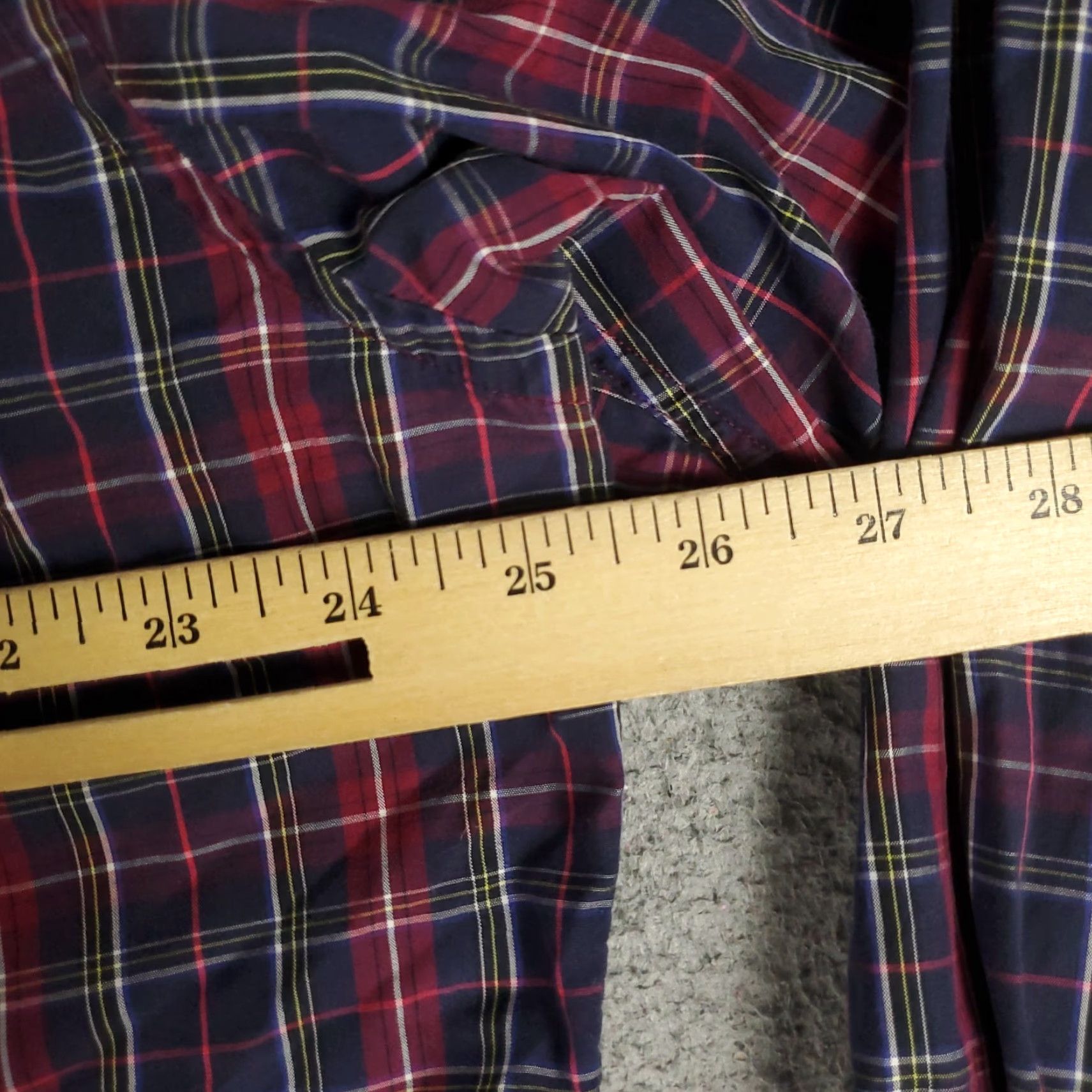 Brooks Brothers VINTAGE Brooks Brothers Shirt Mens XL Red Plaid Slim Fit Button Up Long Sleeve Size US XL / EU 56 / 4 - 5 Thumbnail