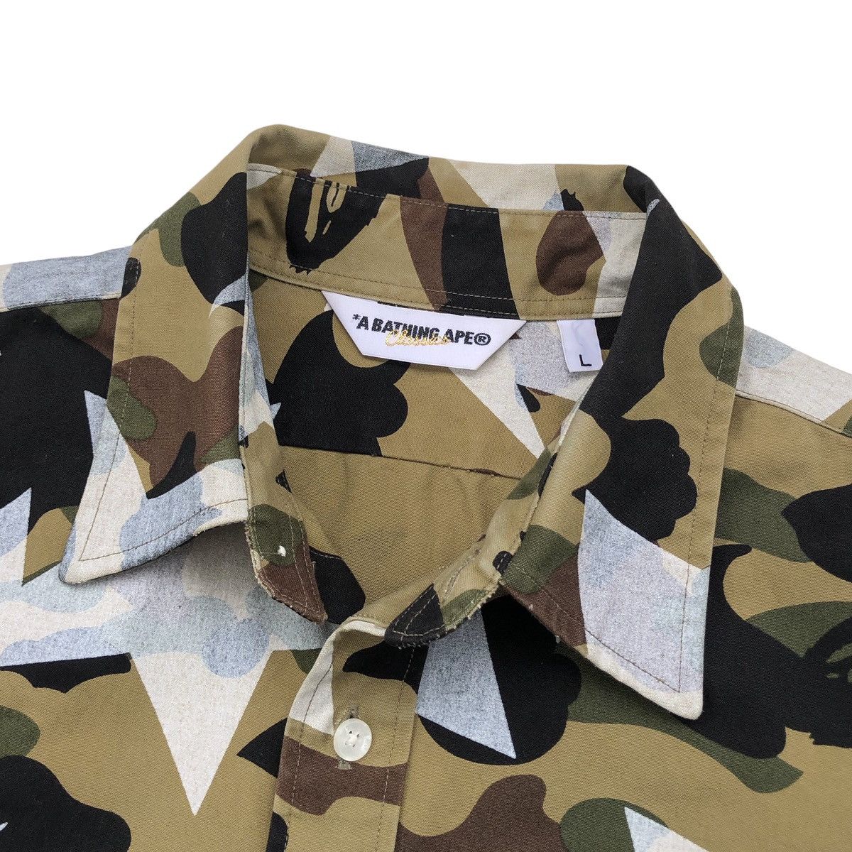Bape OG BAPE STA 1st Camo Green Short Sleeve Size US L / EU 52-54 / 3 - 8 Thumbnail