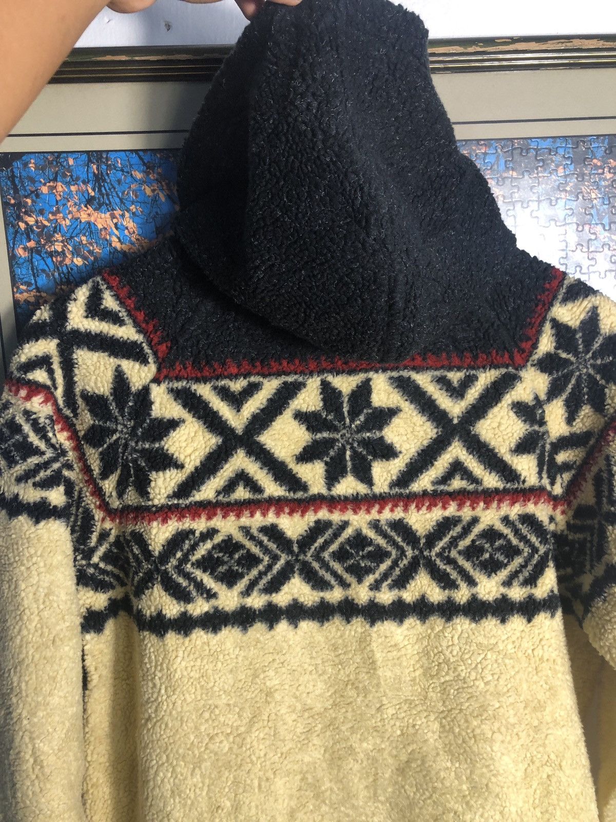Polo Ralph Lauren × Vintage Vintage Polo Ralph Lauren SPORT Fleece Hoddie Size US M / EU 48-50 / 2 - 10 Thumbnail