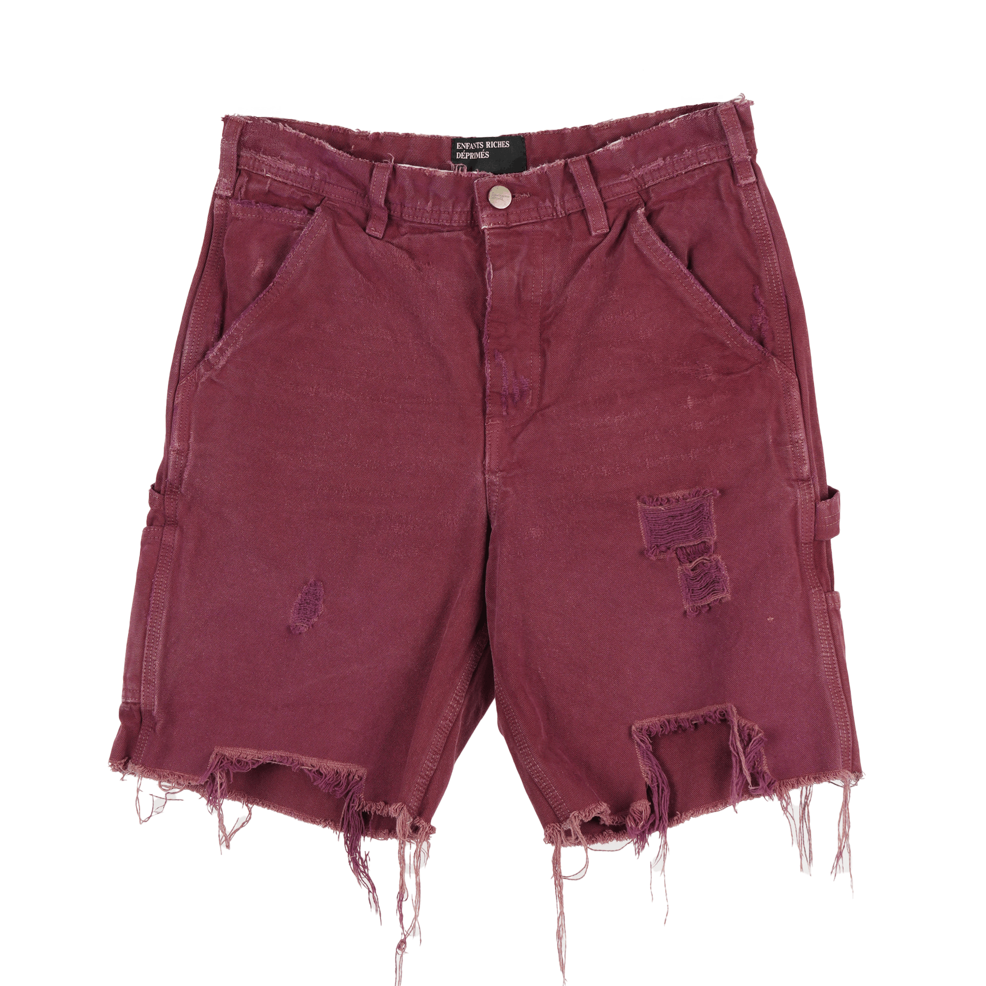 Enfants Riches Deprimes ERD 1 OF 4 BURGUNDY CARPENTER SHORTS Size US 28 / EU 44 - 1 Thumbnail