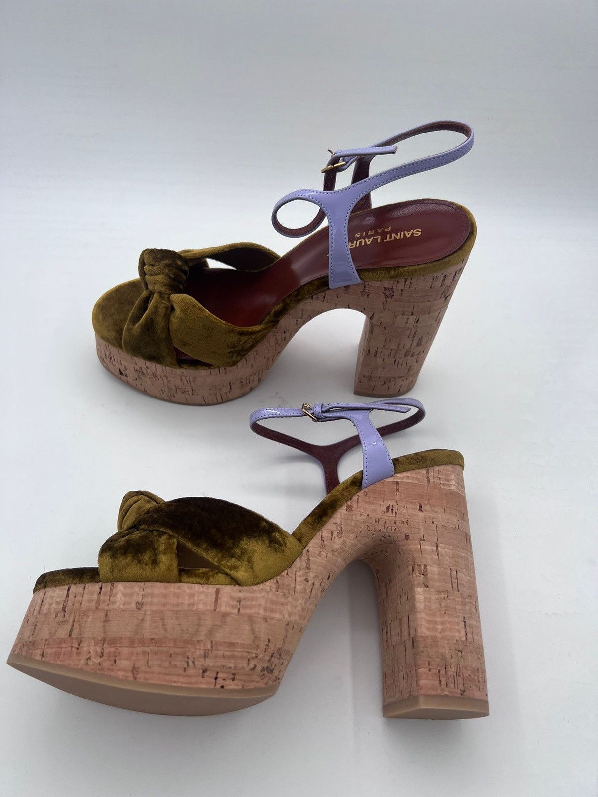 Saint Laurent Paris New Saint Laurent Bianca women cork platforms IT39/US 9/UK 6 Size US 9 / IT 39 - 5 Thumbnail