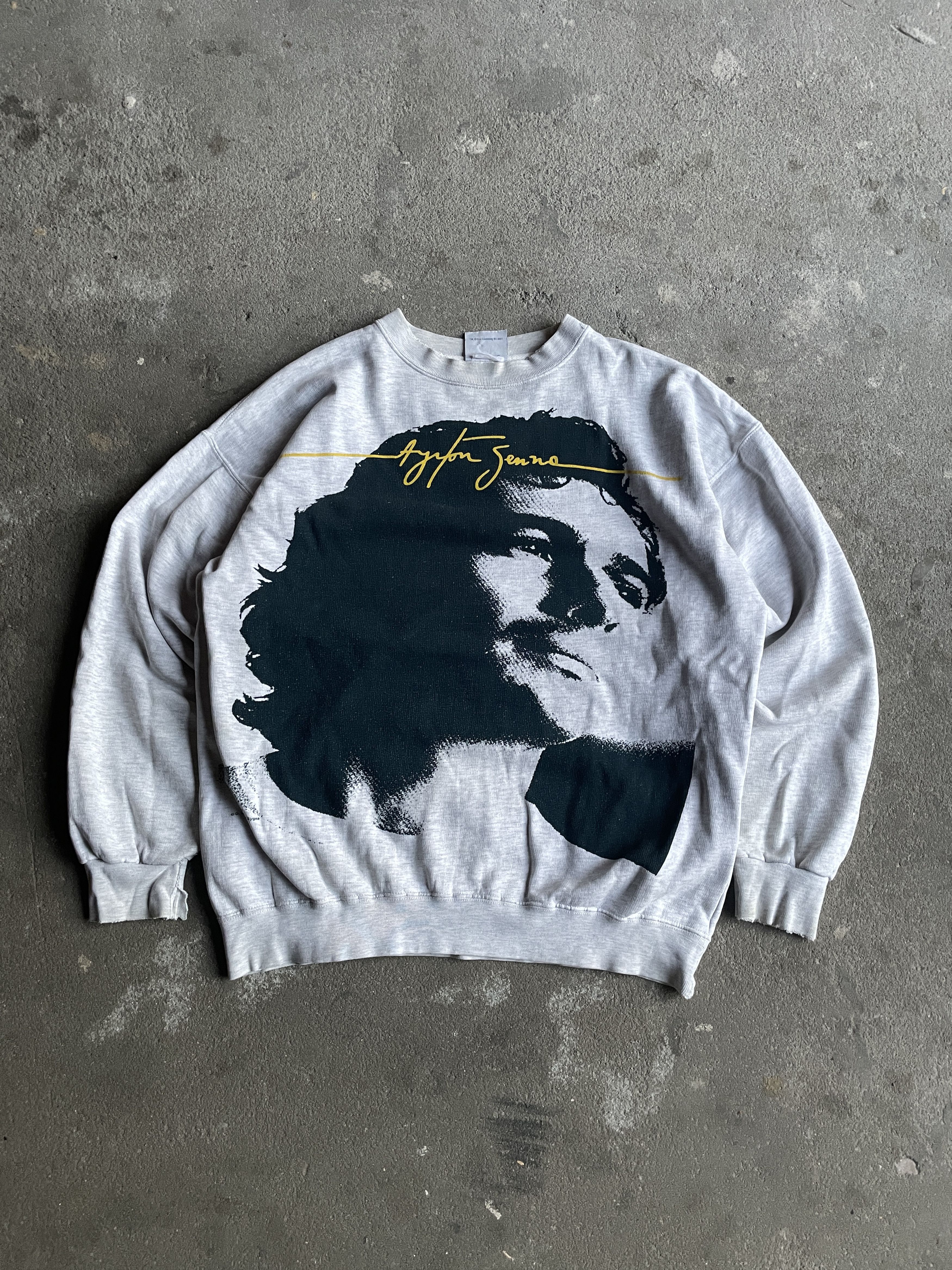Vintage 80 Ayrton Senna formula 1 racing Renault sweatshirt