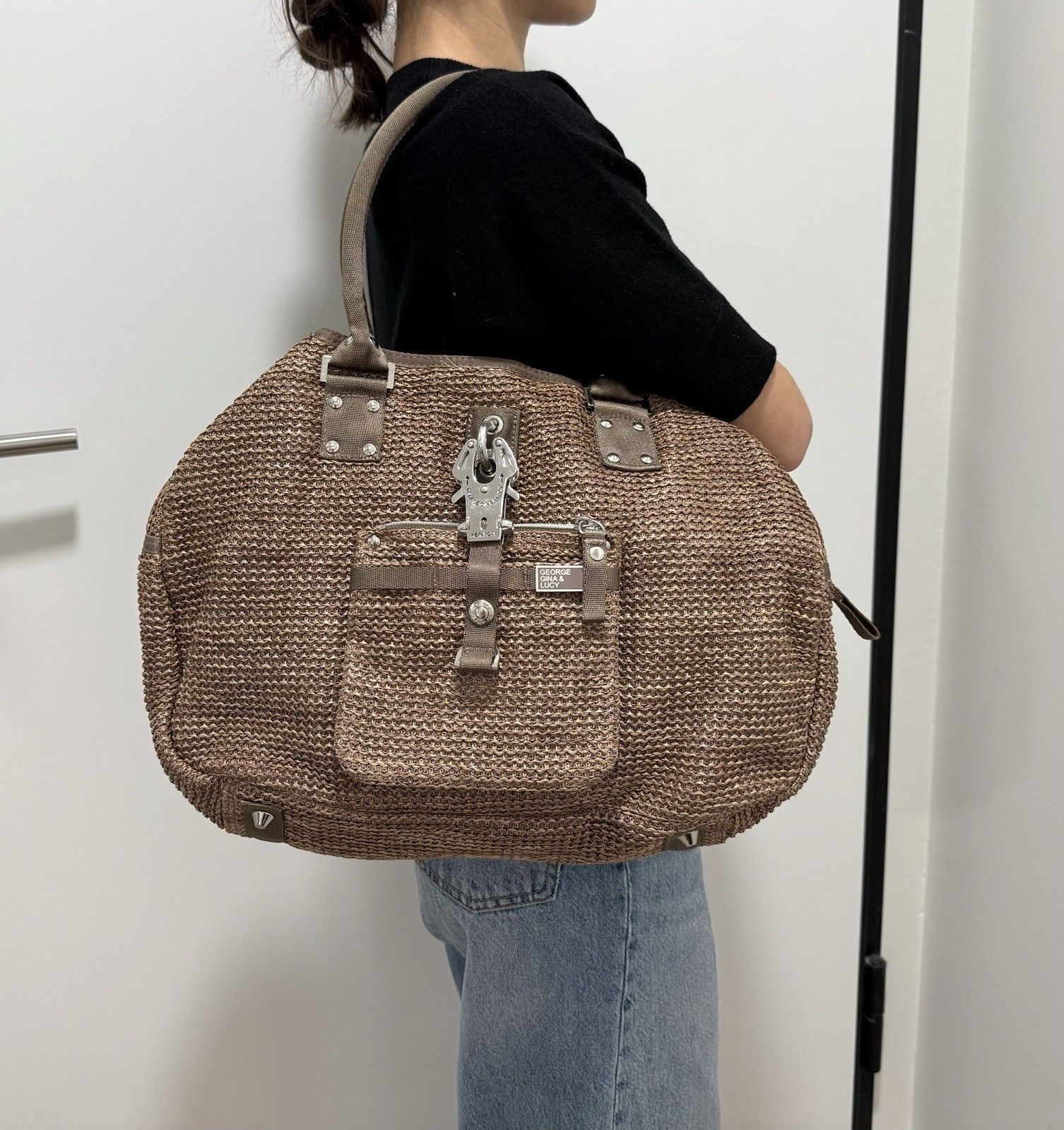 George Gina & Lucy George Gina & Lucy GGL woven Beach Brunch Shoulder Tote Bag Size ONE SIZE - 1 Thumbnail
