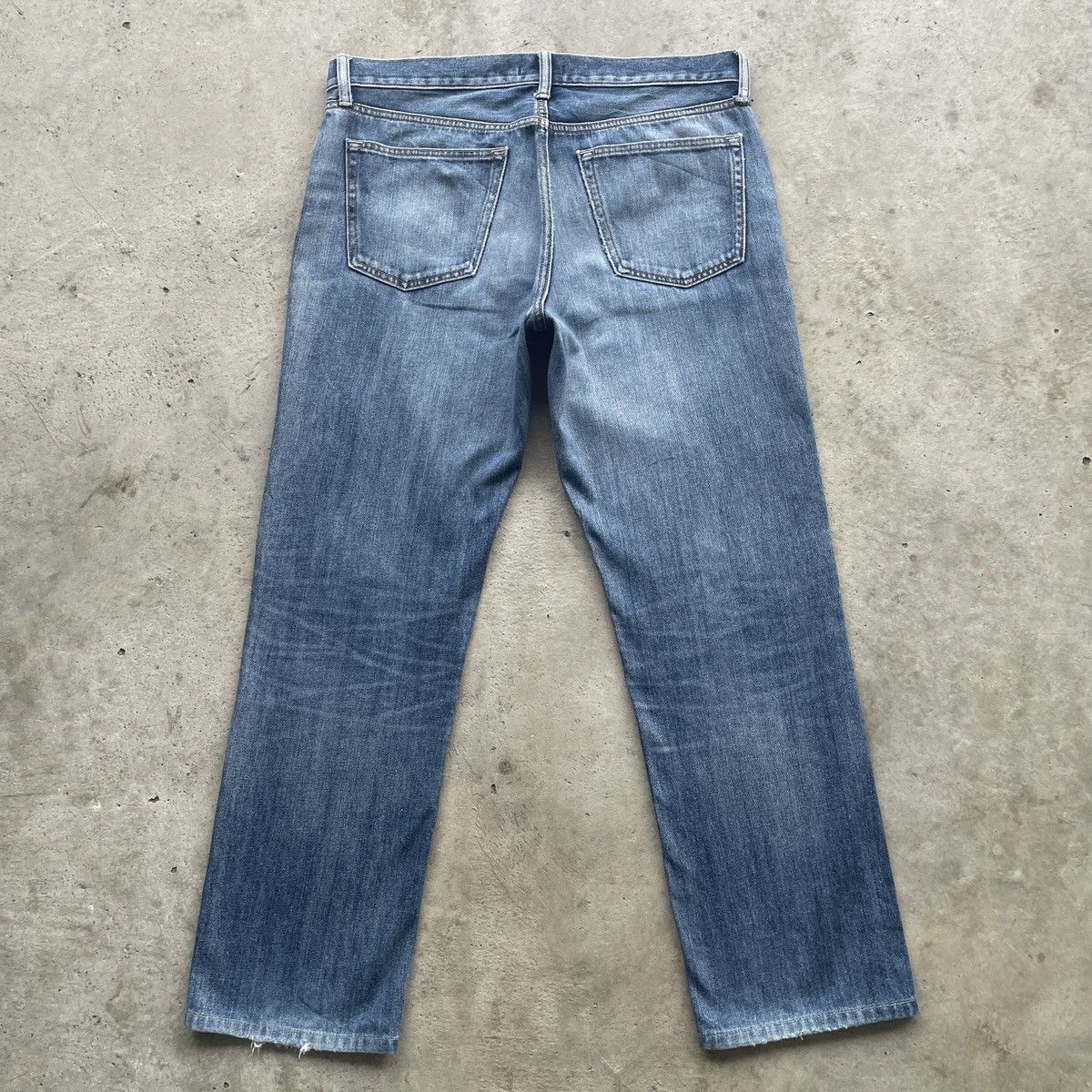Japanese Brand × Jean × Vintage Vintage Faded Japanese Brand Denim Jeans Pants W35x30 Size US 35 - 13 Thumbnail