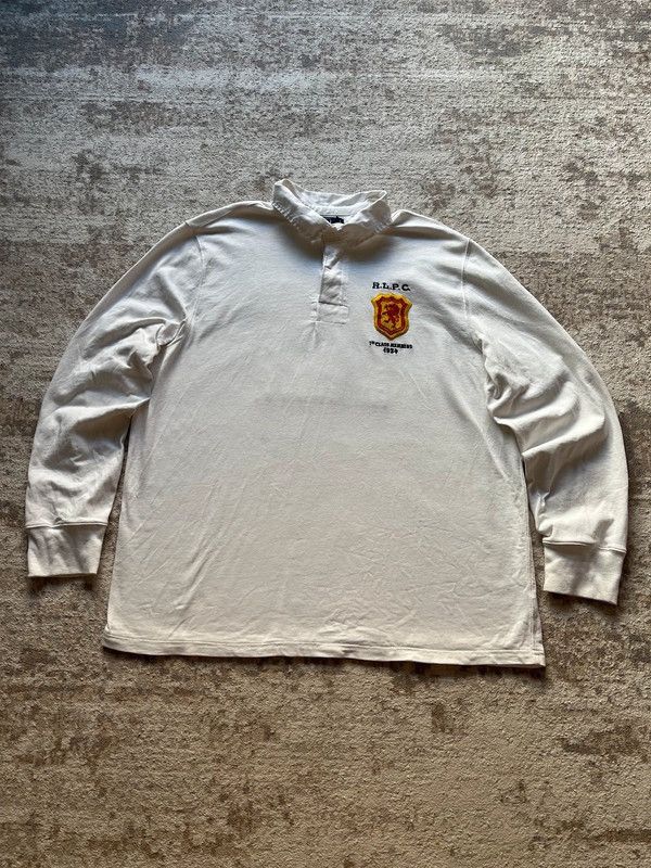 Polo Ralph Lauren Polo Ralph Lauren R.L.P.C Vintage 2000s Rugby Rare White Size US XXL / EU 58 / 5 - 1 Thumbnail