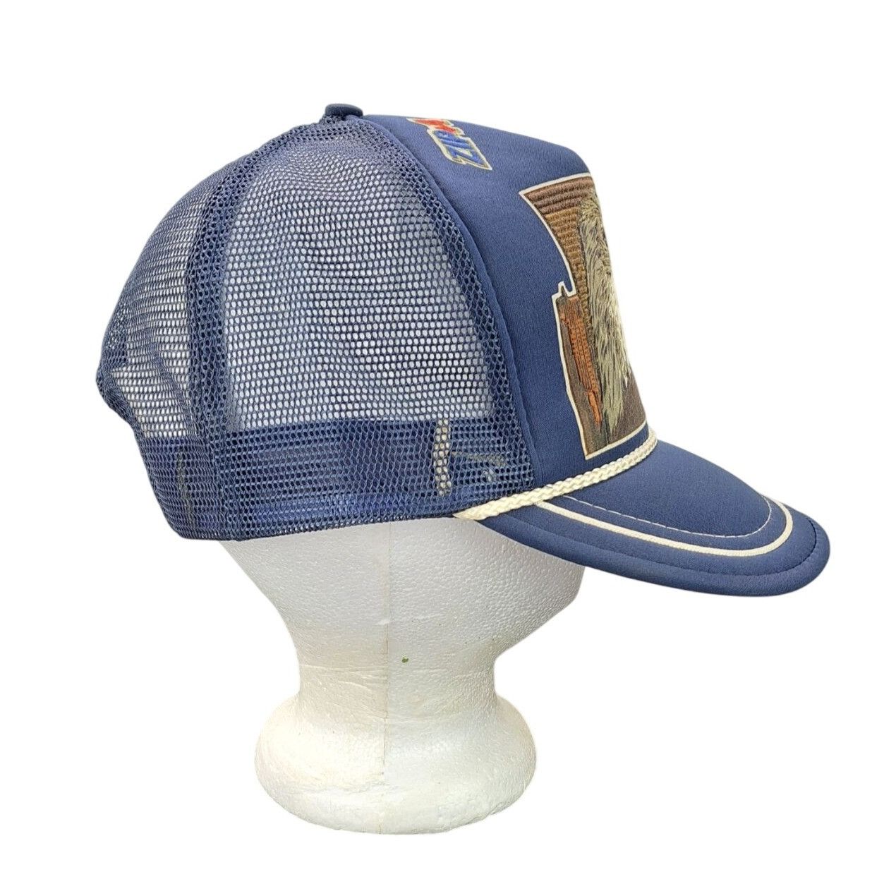 Vintage Vintage USPS Trucker Hat Mail Eagle Blue Mesh Snapback Size ONE SIZE - 9 Thumbnail