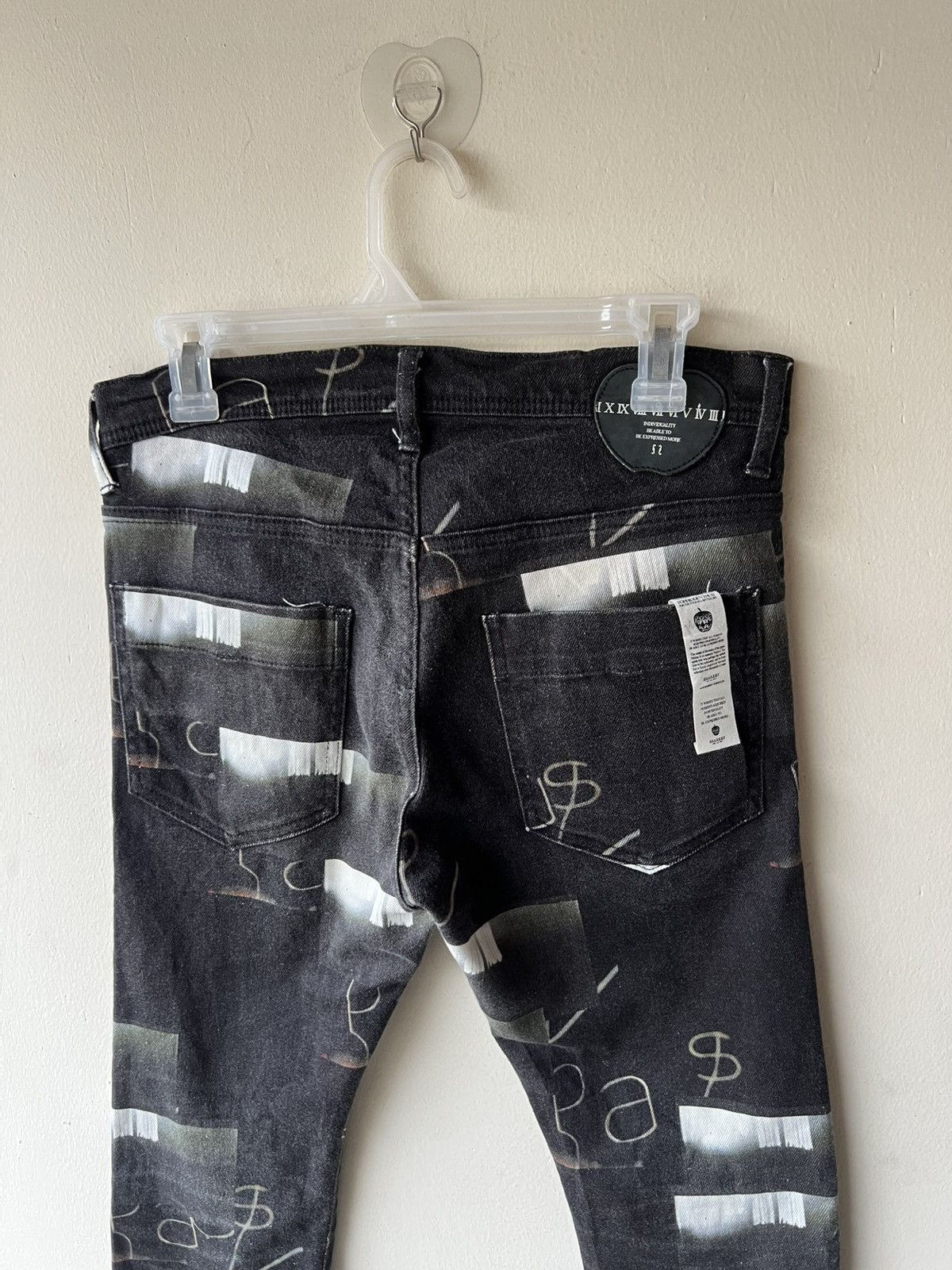 SHAREEF Vintage Shareef Japan All Printed Denim Jeans Size US 29 - 20 Thumbnail