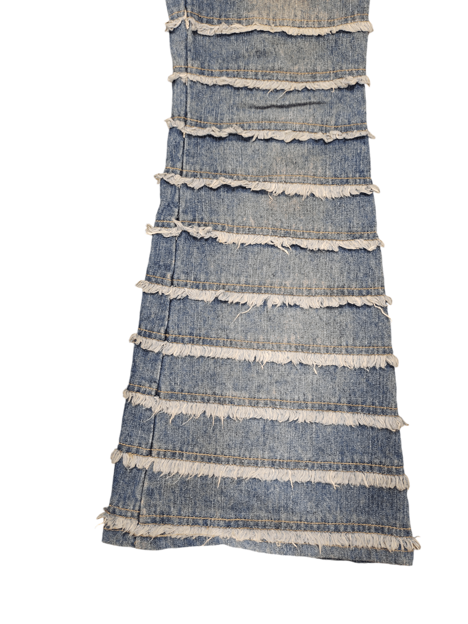 If Six Was Nine Flare Jeans F.T.S Hagi Patchwork Denim Bootcut Hysterics Sty Size US 27 - 8 Thumbnail
