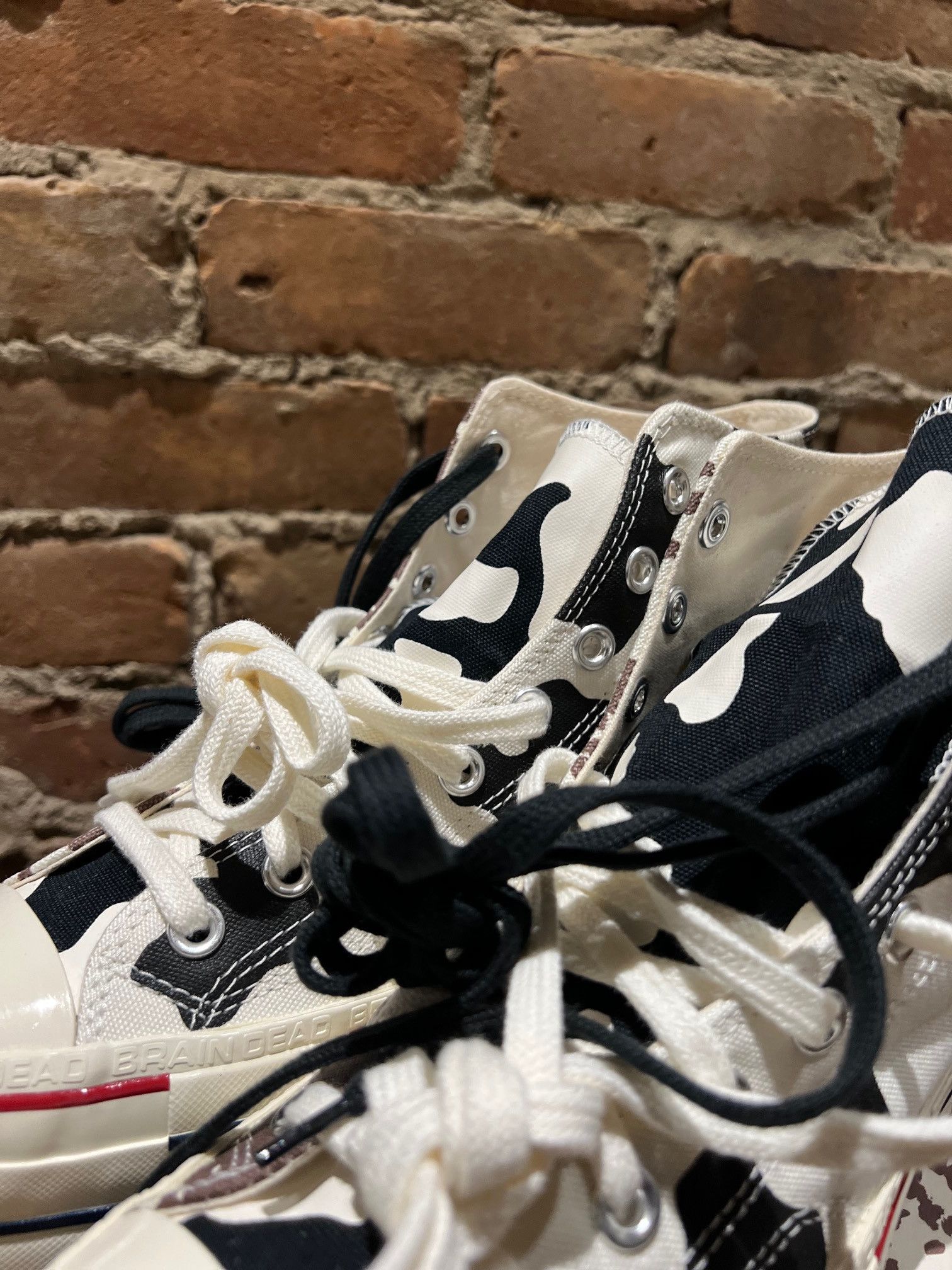 Brain Dead × Converse Brain Dead x Converse Chuck 70 “Cow Print” – White/Black/Red Size US 8 / EU 41 - 5 Thumbnail