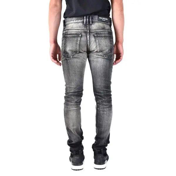 Balmain o1y0426 Denim Pant in Black Size US 33 - 4 Thumbnail
