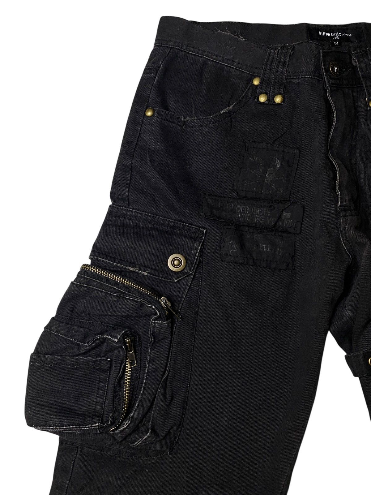 14th Addiction 2000's In The Attic Grunge 3D Gasmask Shorts Size US 29 - 4 Thumbnail
