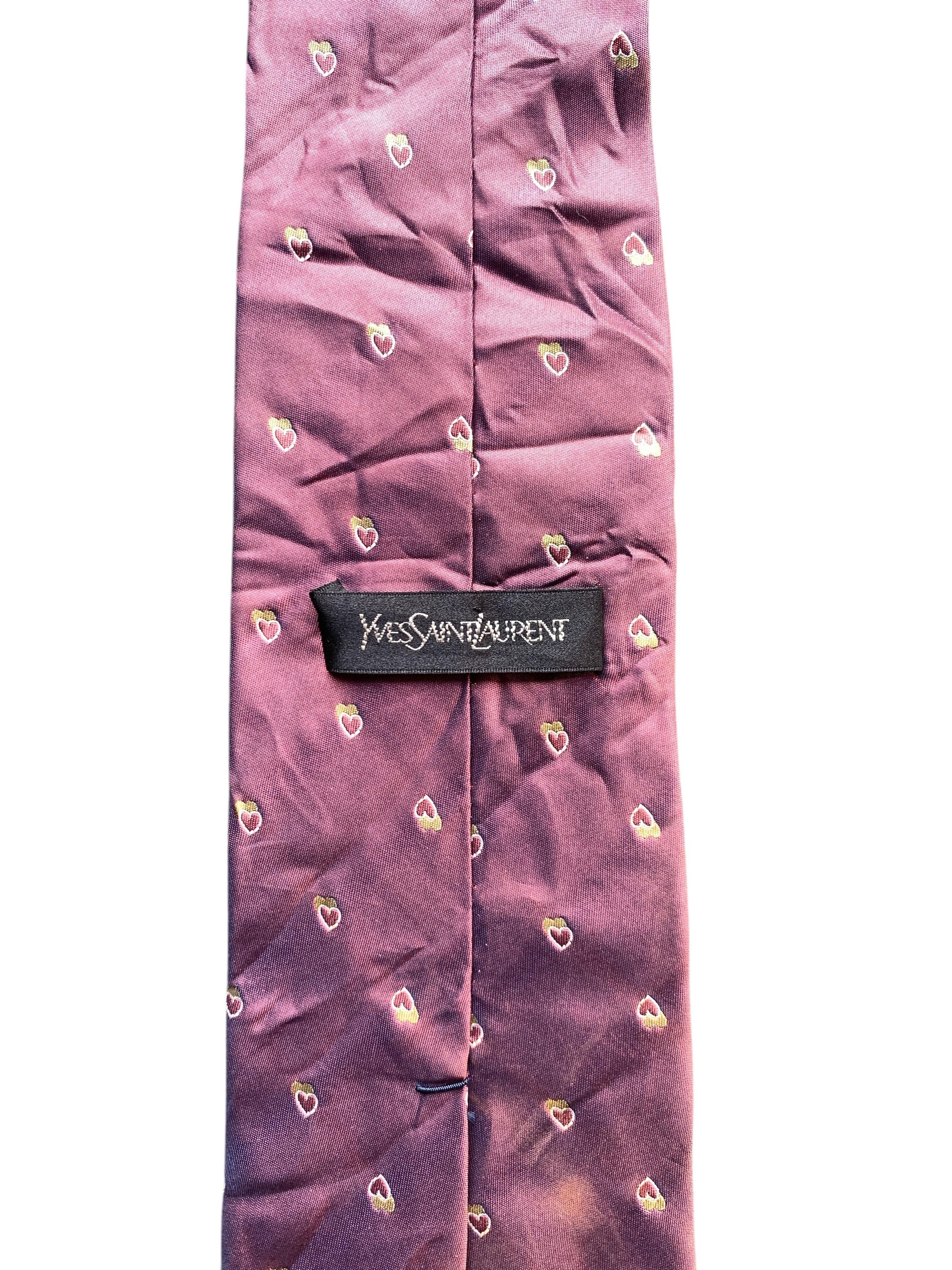 Yves Saint Laurent Yves Saint Laurent Monogram Vintage YSLSatin Tie Size ONE SIZE - 5 Thumbnail