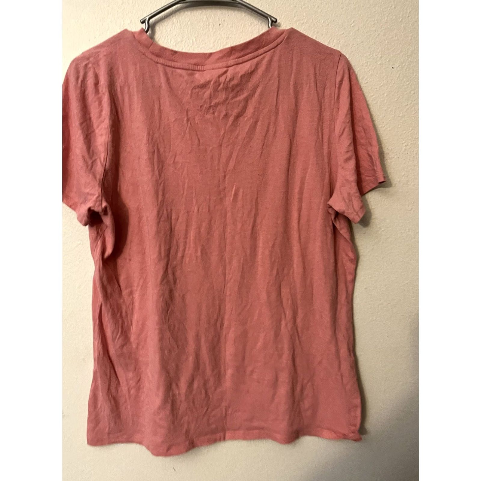 Victoria's Secret Victoria's Secret PINK T-Shirt Crew Neck Pink Color Short Sleeve Sz Large cotton Ladies Size L / US 10 / IT 46 - 3 Thumbnail