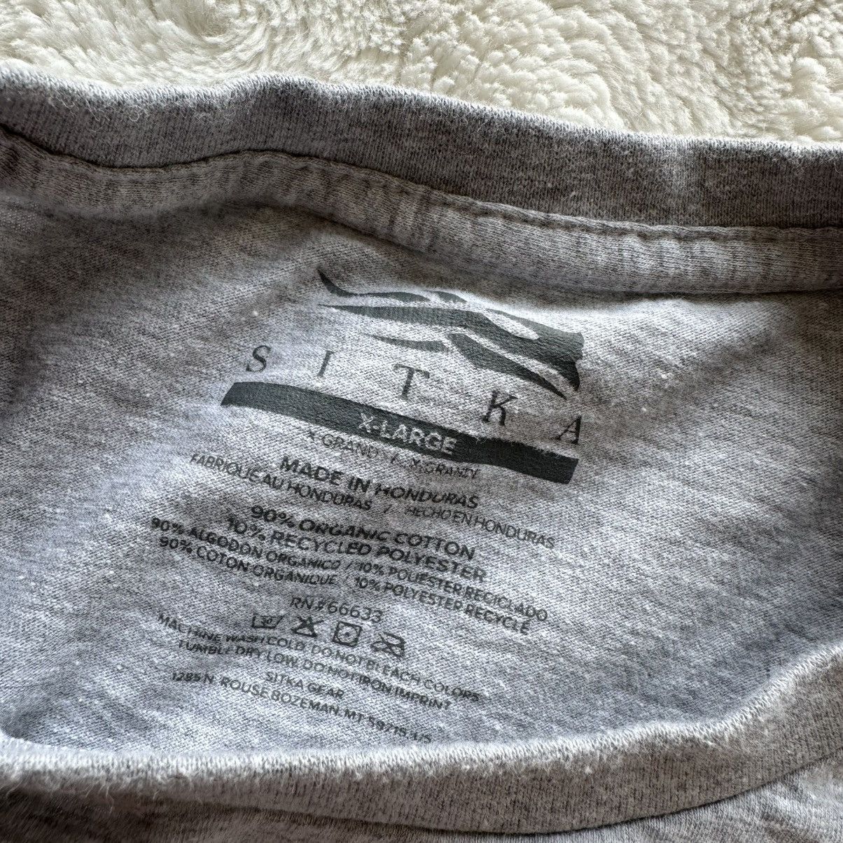 Other Sitka Shirt Tee Mens XL Gray Logo Organic Cotton Hunting Size US XL / EU 56 / 4 - 9 Thumbnail