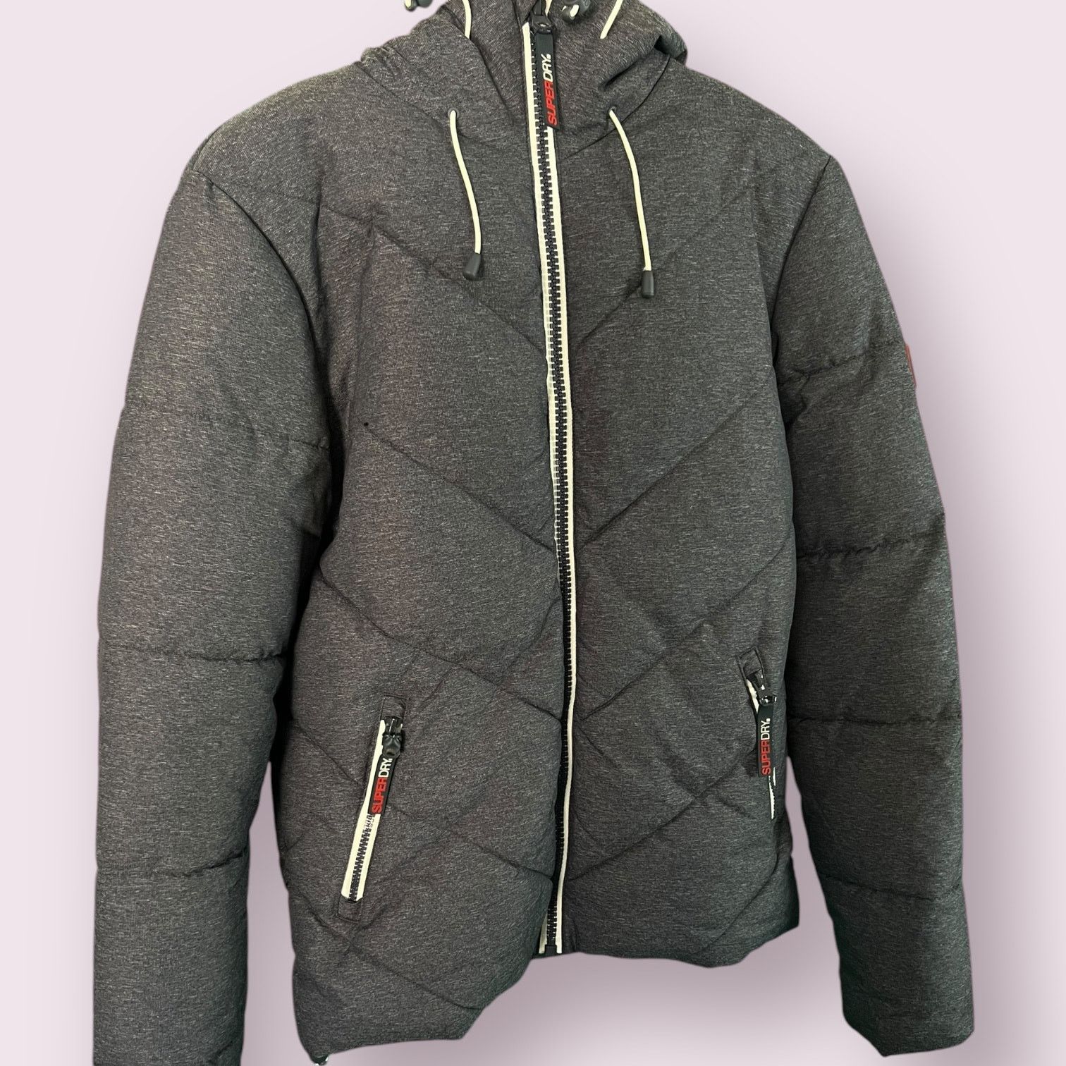 Superdry Men's SUPERDRY Xenon Padded Puffer Jacket w/ Hood Size S Size US S / EU 44-46 / 1 - 1 Thumbnail