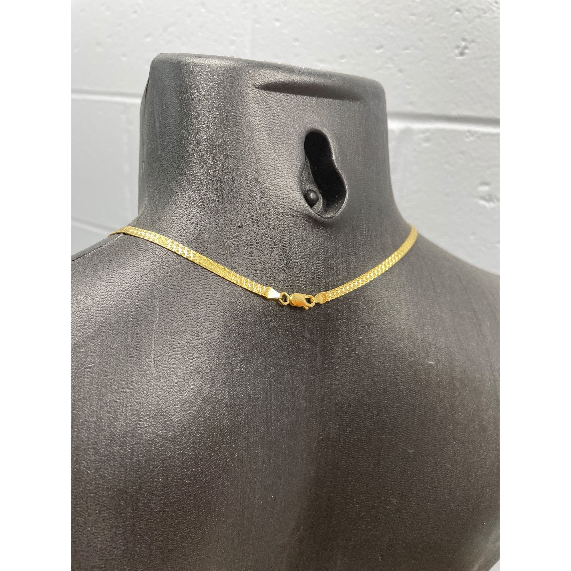 Other Italian 925 Sterling gold plated herringbone lobster clasp n Size ONE SIZE - 4 Thumbnail