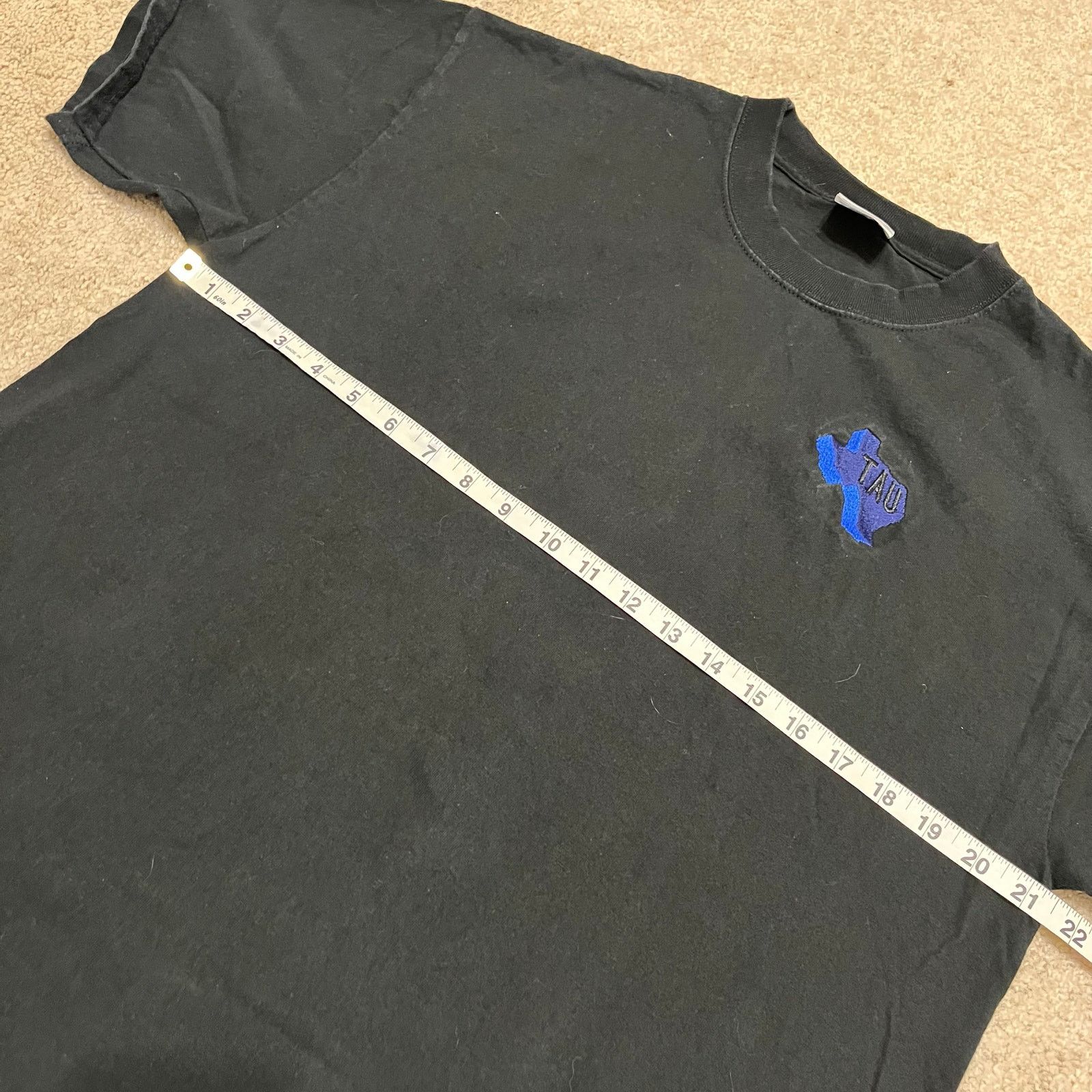 Hanes Vintage Virtual Adventure Unlimited Texas TAU Black Shirt L Size US L / EU 52-54 / 3 - 5 Thumbnail
