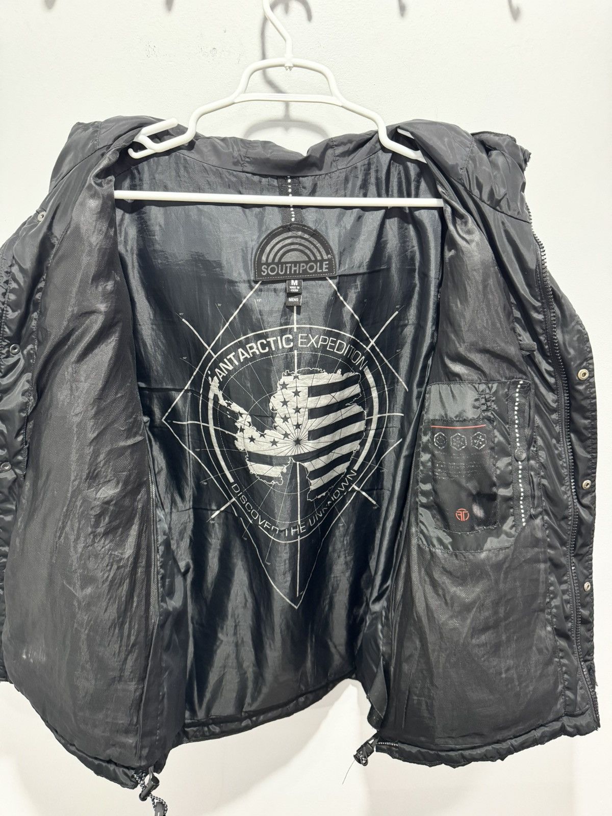 Southpole Southpole Puffer Jacket Mens M Black Full Zip Insulated Size US M / EU 48-50 / 2 - 3 Thumbnail