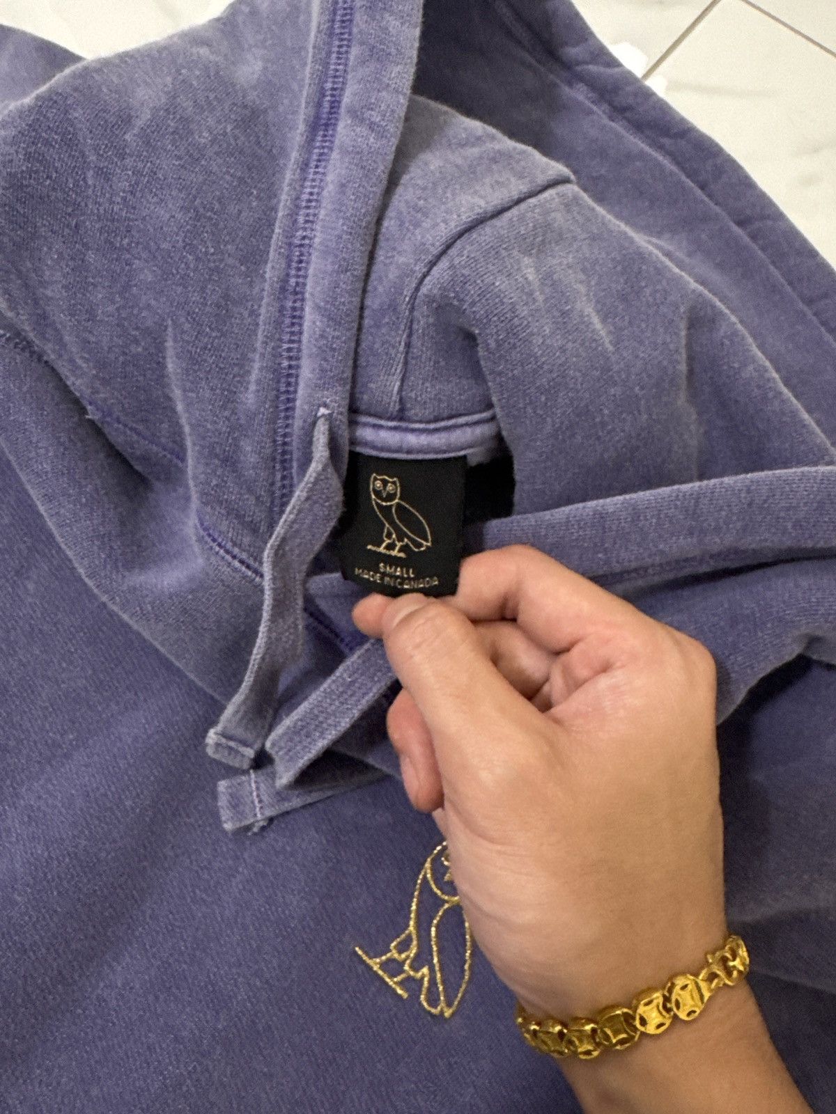 Drake × October's Very Own Octobers Very Own Garment Dye Hoodie Pullover Purple Lilac Size US S / EU 44-46 / 1 - 4 Thumbnail