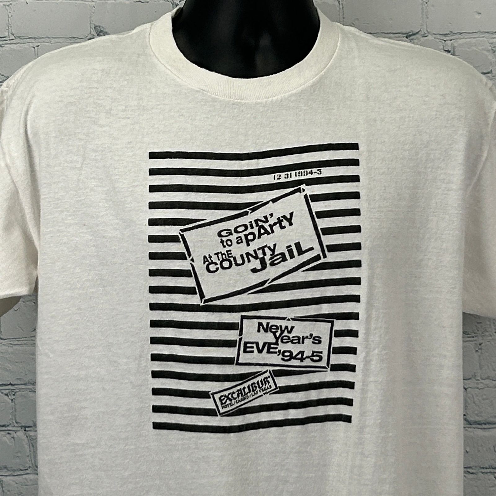 Vintage Vintage 1990s VISA Las Vegas Graphic Tee Casino T-Shirt 