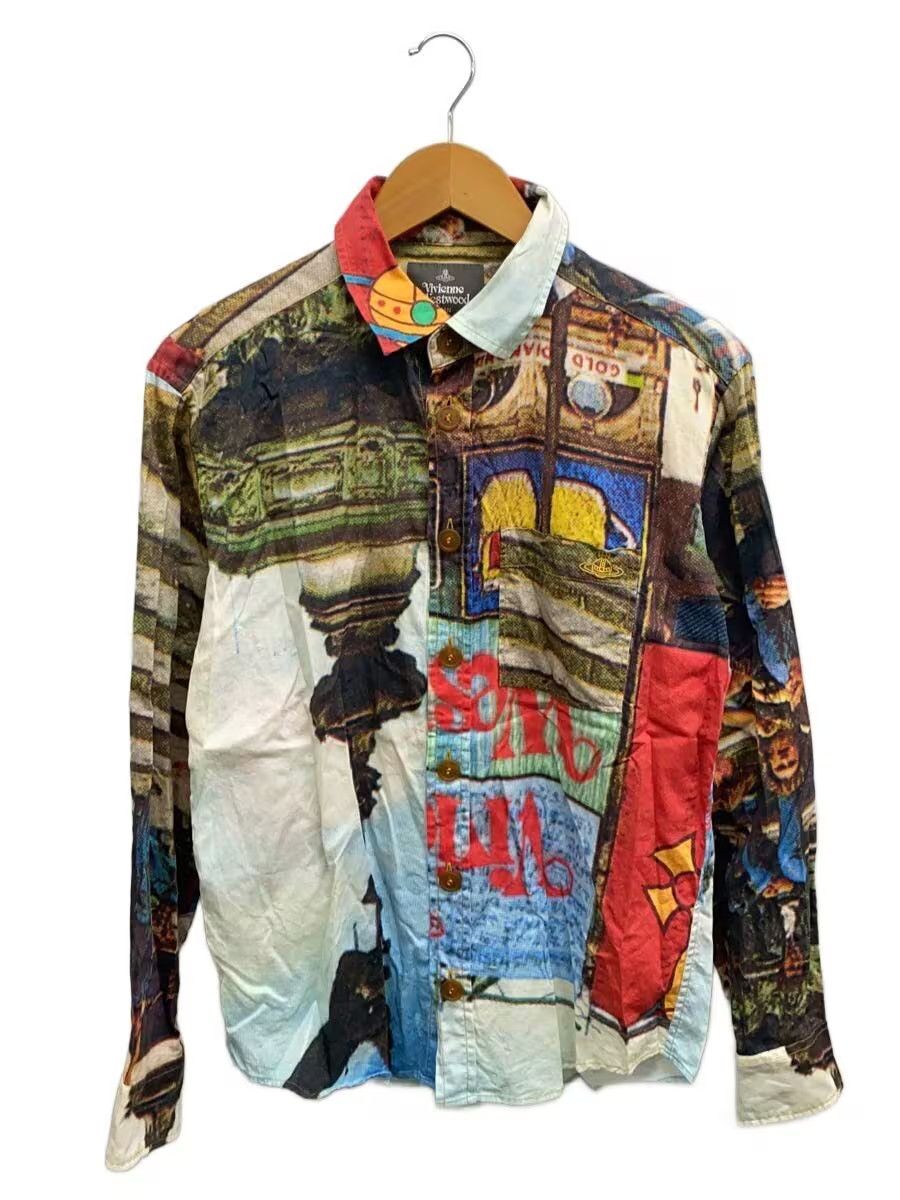 Vivienne Westwood Collage Graphic Print Button Shirt Size US XS / EU 42 / 0 - 1 Thumbnail