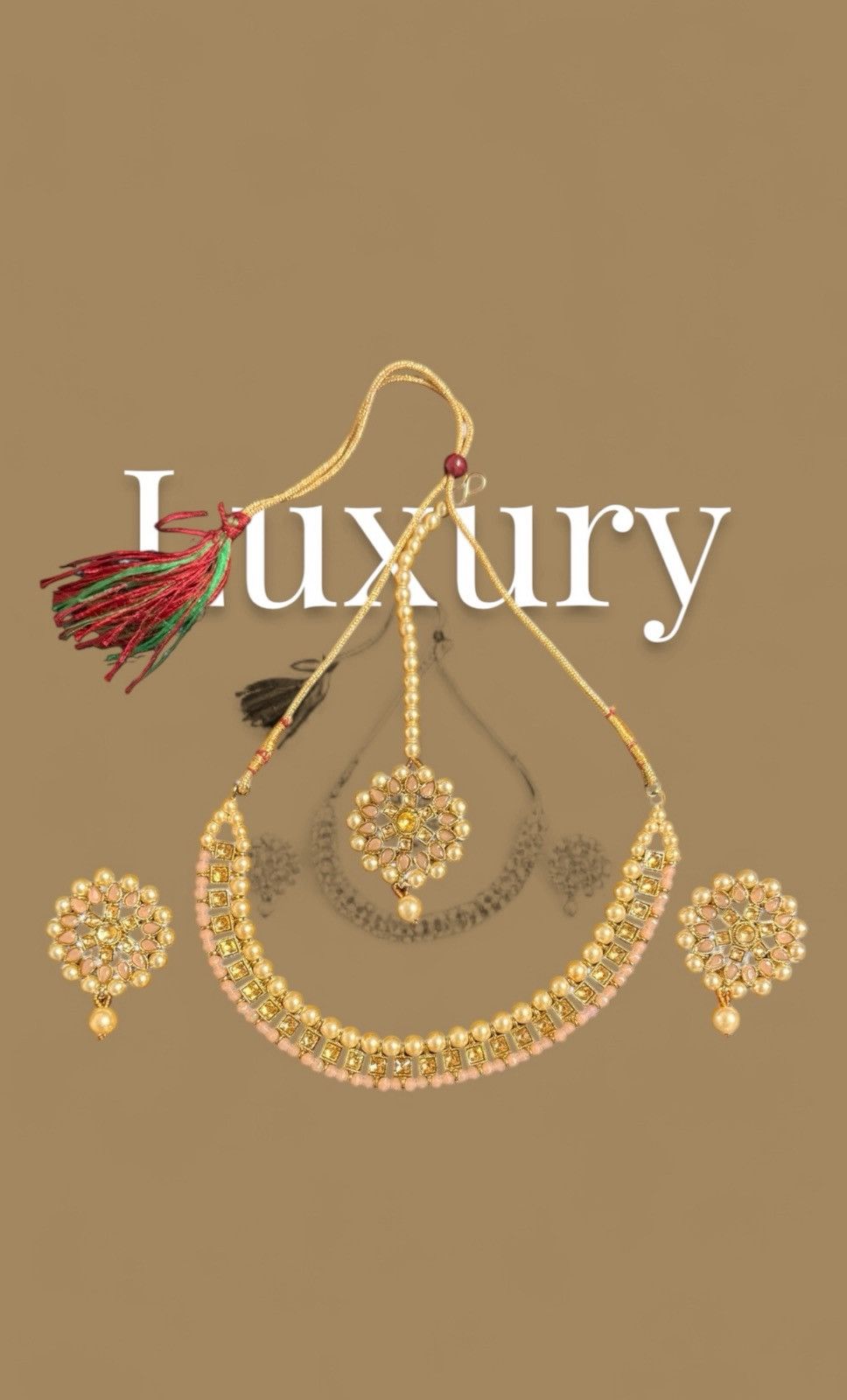 Other Regal Kundan Pearl Choker Set Size ONE SIZE - 2 Thumbnail