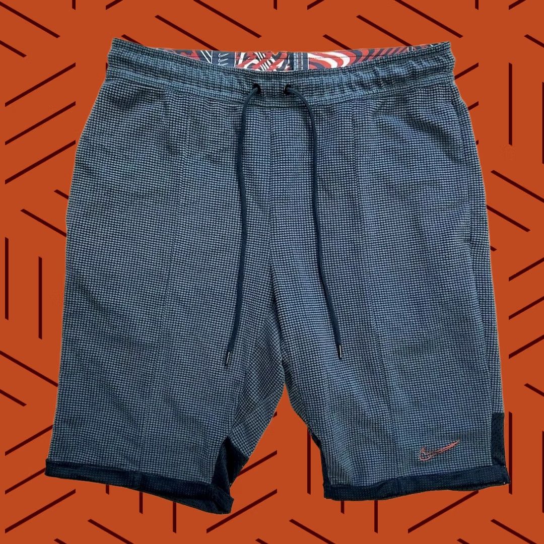 Nike Nike Dri-FIT Logo Training Shorts CV5272 458 Aqua Blue/Red Men's M Short, Athletic, Lightweight, Moisture Wicking, Breathable, Pockets, Adjustable Size US 31 - 1 Thumbnail