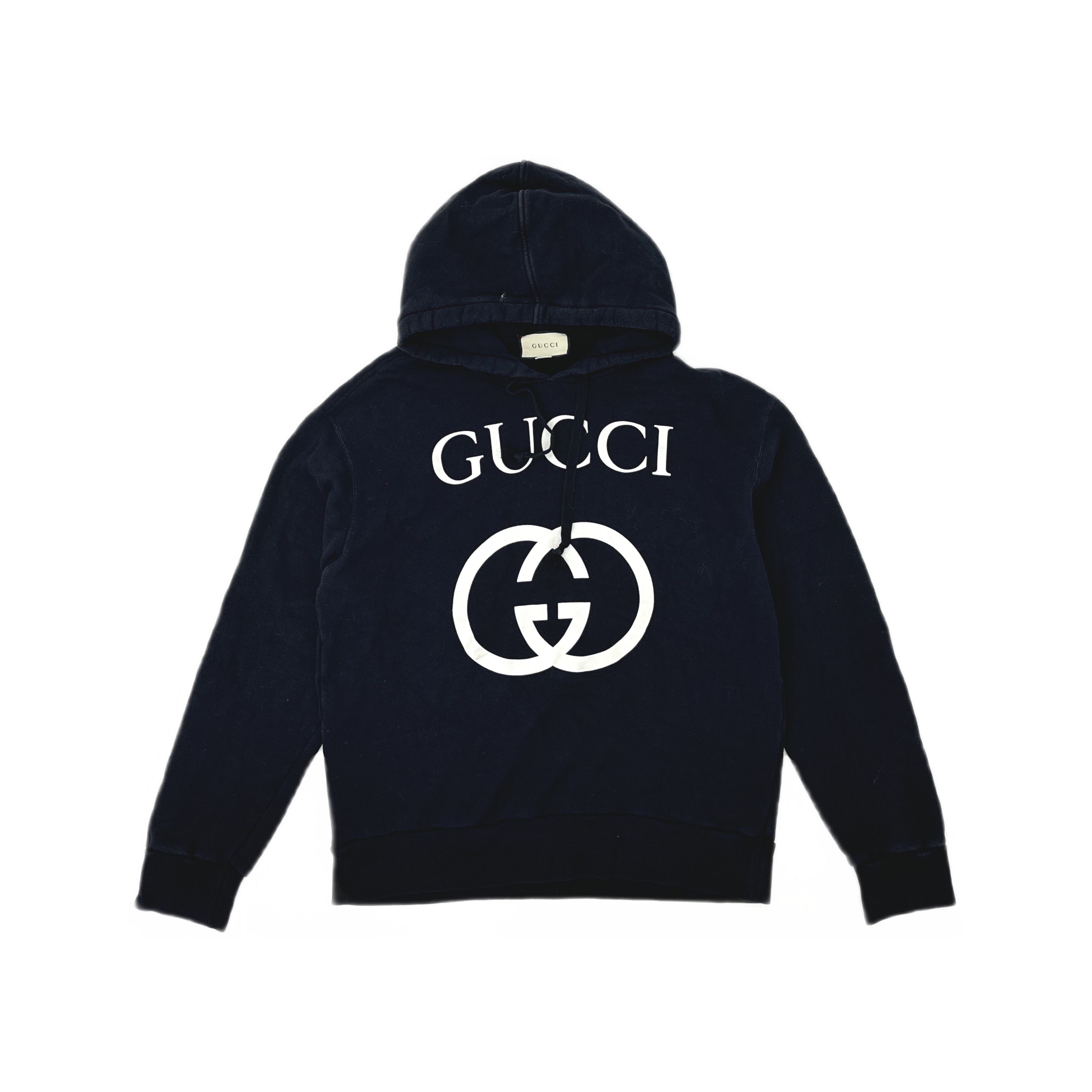 Gucci Gucci Logo Hoodie Black XL Size US XL / EU 56 / 4 - 1 Thumbnail