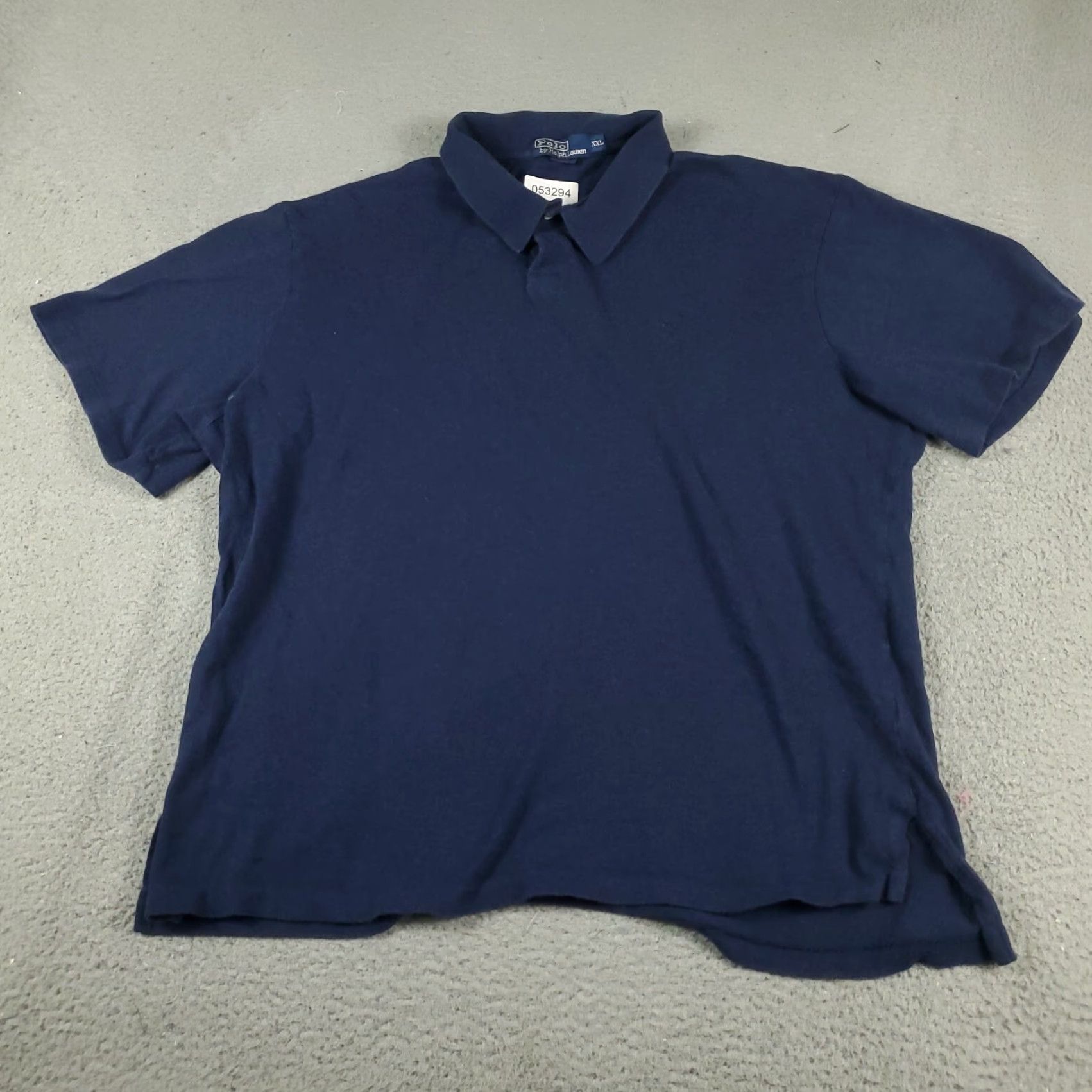 Ralph Lauren RALPH LAUREN Polo Shirt Mens 2XL Blue Pony Short Sleeve Button- collar Cotton Solid Modern Preppy Sports Mens Size US XXL / EU 58 / 5 - 3 Thumbnail