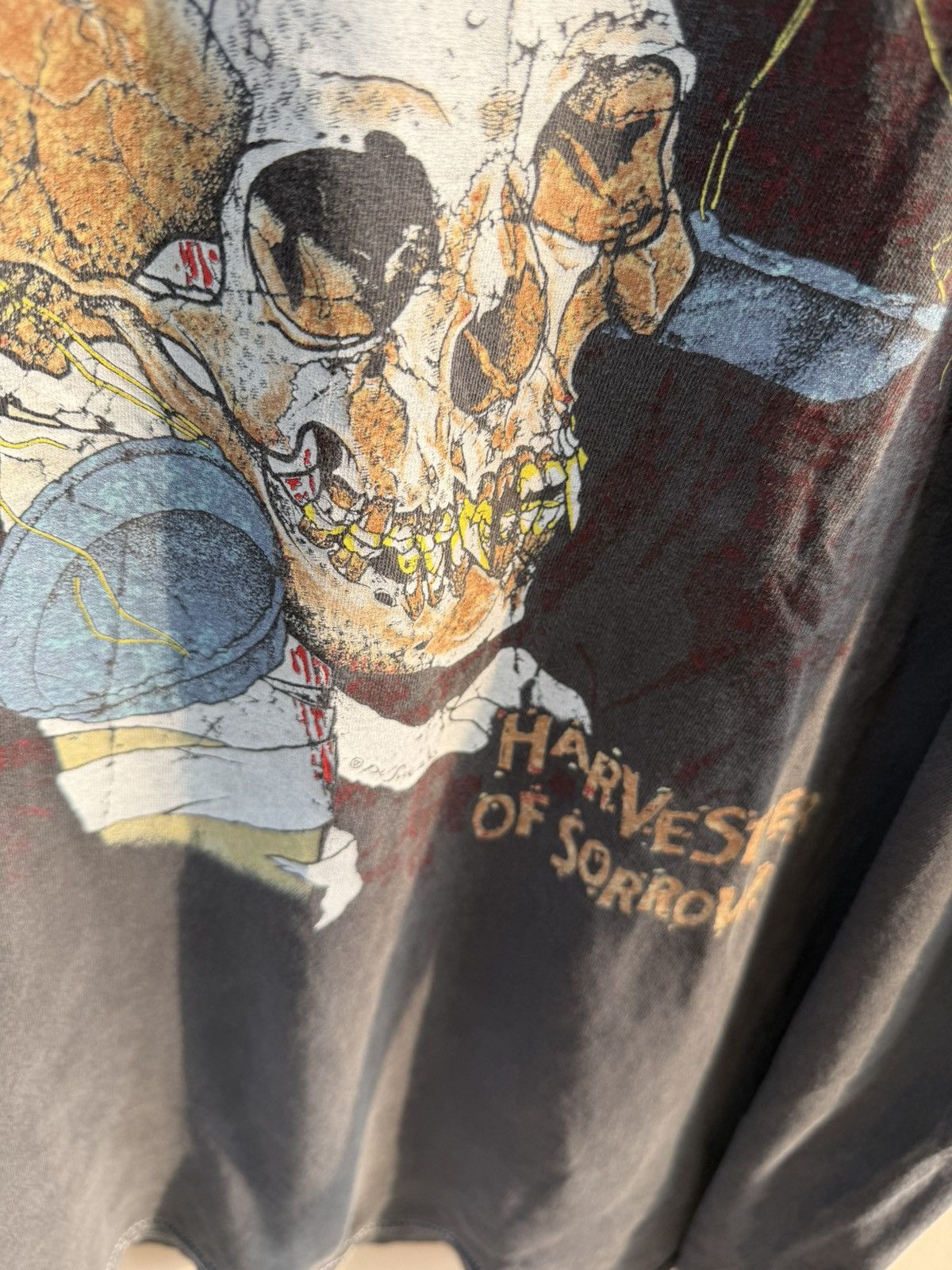 Vintage Metallica Harvester of Sorrow Tour Tee (Reprint) Size US XXL / EU 58 / 5 - 4 Thumbnail