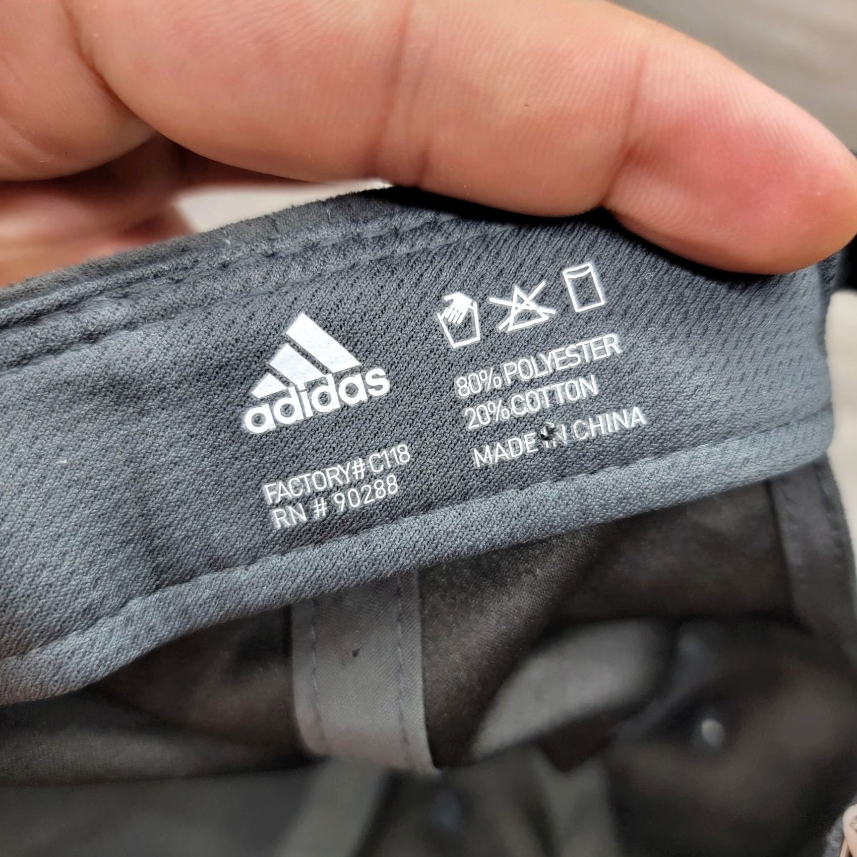 Adidas Adidas Hat Cap Strap Back Gray Climalite Performance Embroidered Dad Hat Mens Size ONE SIZE - 6 Thumbnail