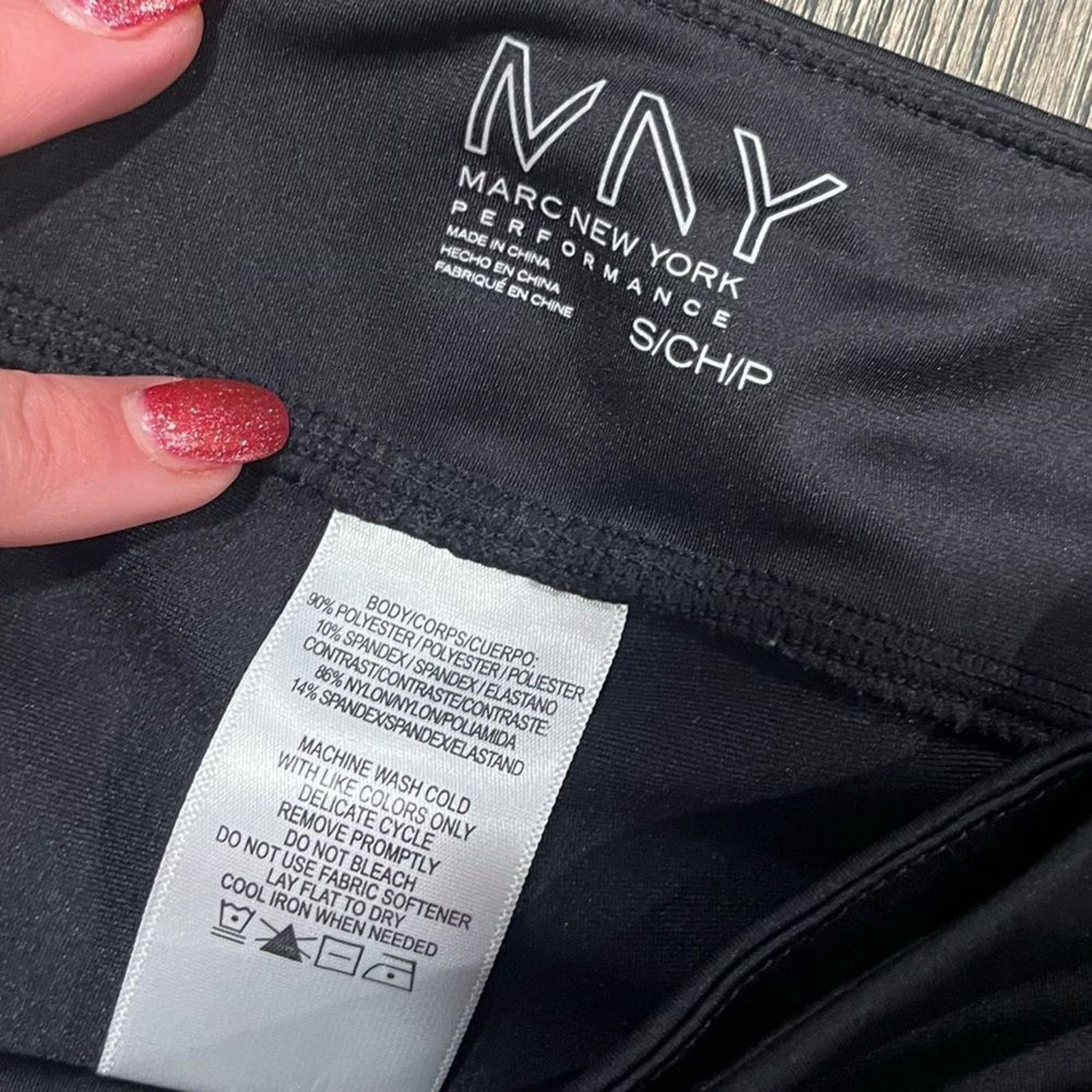Vintage Marc New York Performance Black Ankle Length Leggings Size S Size 24" / US 00 / IT 34 - 4 Thumbnail