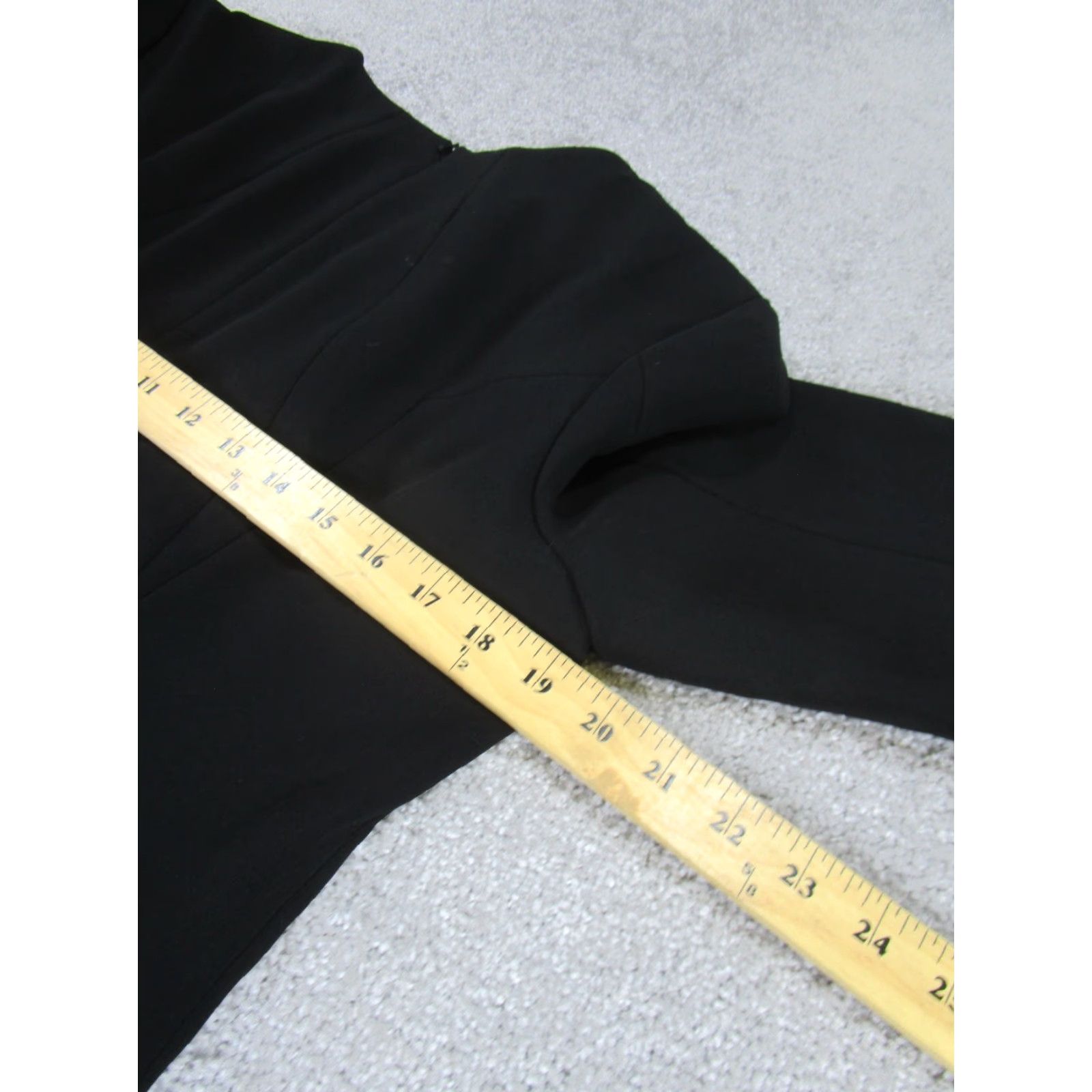 Vintage Hobbs Shift Dress Womens 12 Black Half Sleeve Back Zip Dress Womens 12 Black Half Sleeve Zip Back Shift Size XL / US 12-14 / IT 48-50 - 6 Thumbnail