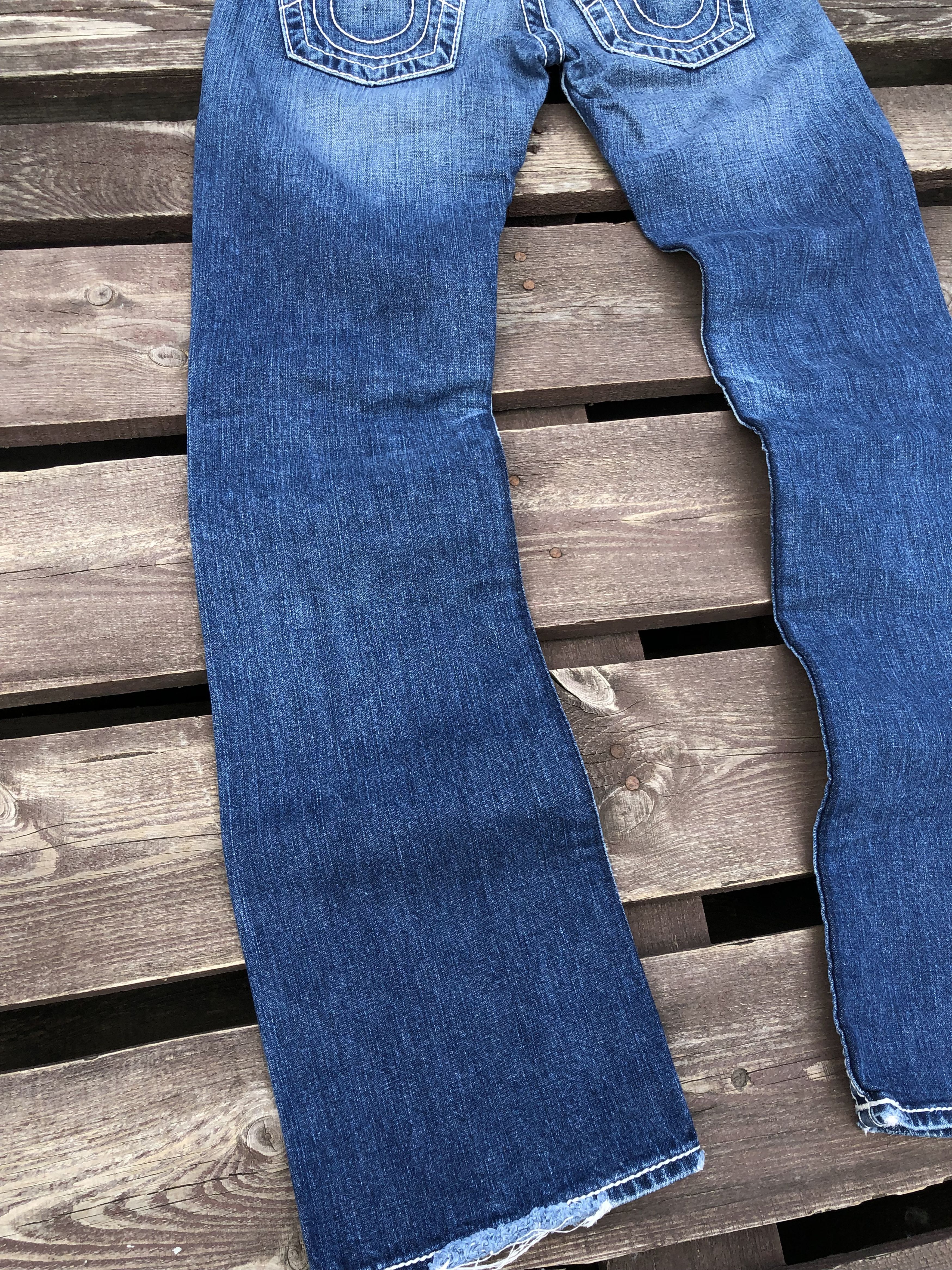 True Religion True Religion Y2K Vintage Johnny Big T Denim Jeans Size 27 Size 27" / US 4 / IT 40 - 20 Thumbnail