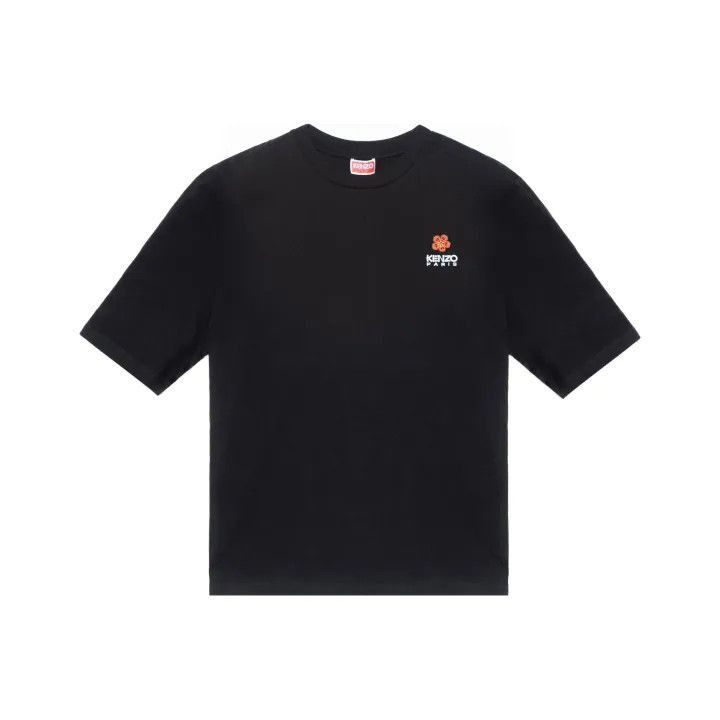 KENZO Floral Letter Printed Short Sleeve T-shirt -2507