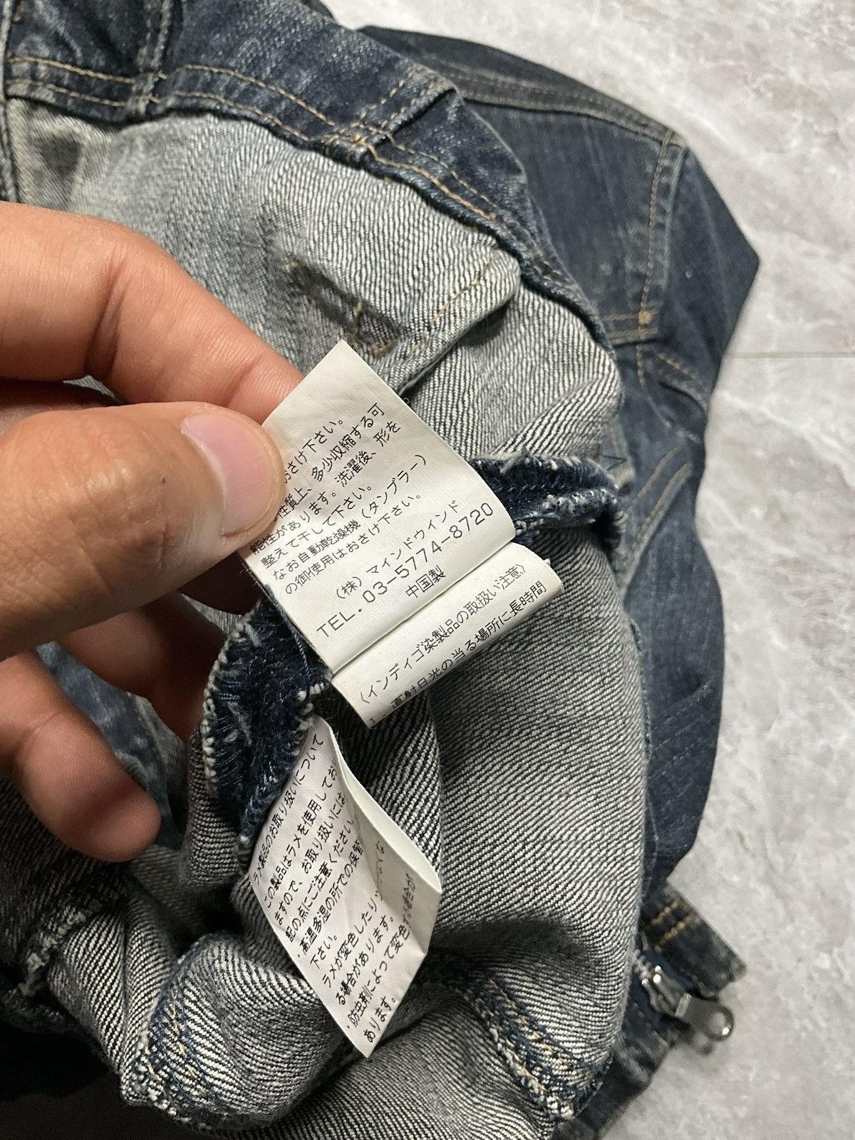 Japanese Brand Atelier Sab Men x If six was Nine Dirt Dyed Biker Denim Jkt Size US M / EU 48-50 / 2 - 15 Thumbnail