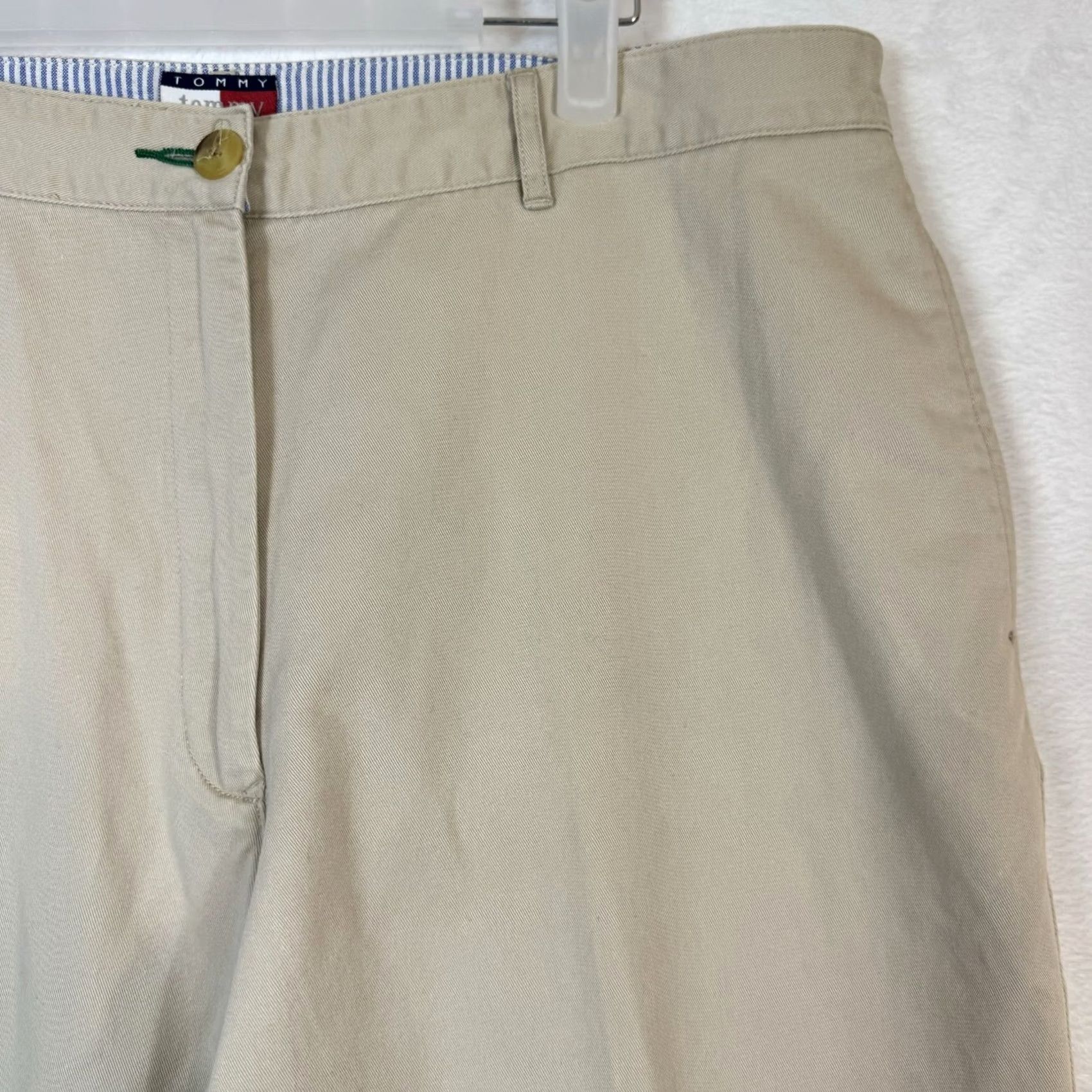 Tommy Hilfiger Tommy Hilfiger Chino Pants Women’s 16/32 Mallet 100% Cotton High-Rise Straight Size 38" / US 16 / IT 52 - 5 Thumbnail