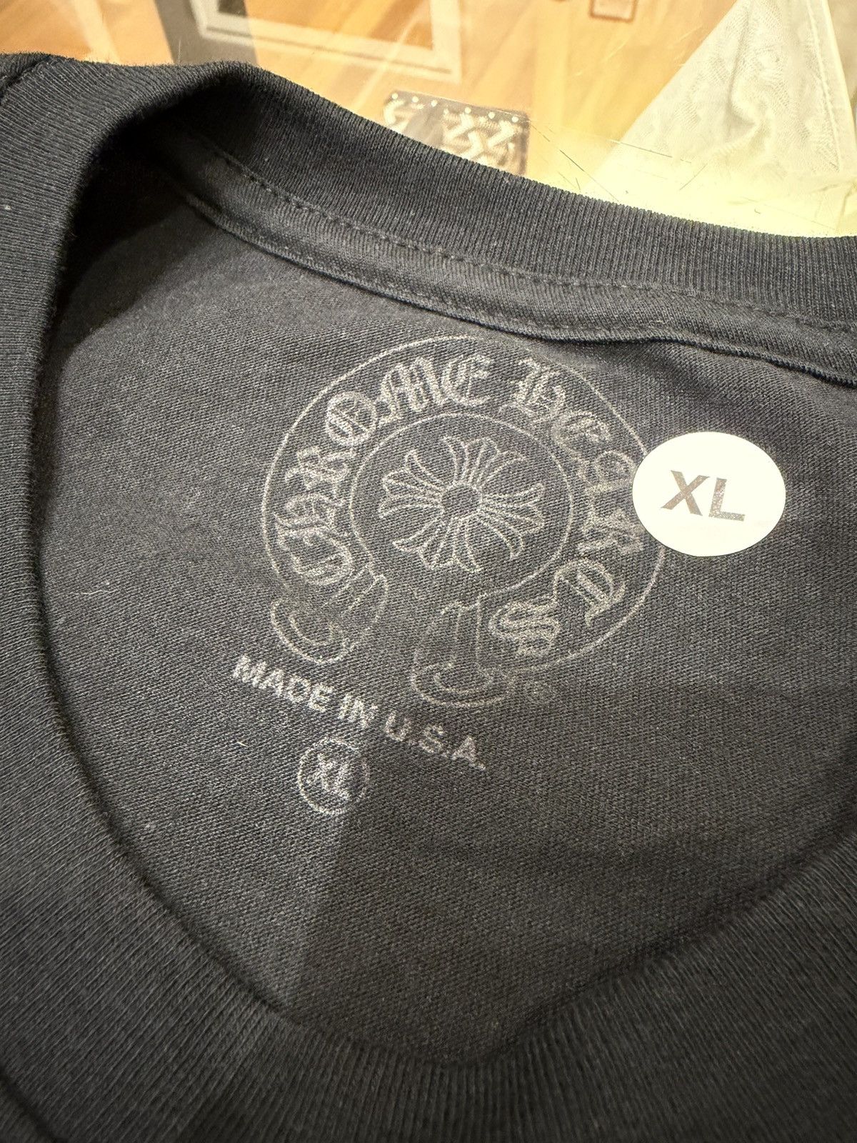 Chrome Hearts Chrome Hearts Scroll Logo LS Shirt Size US XL / EU 56 / 4 - 3 Thumbnail