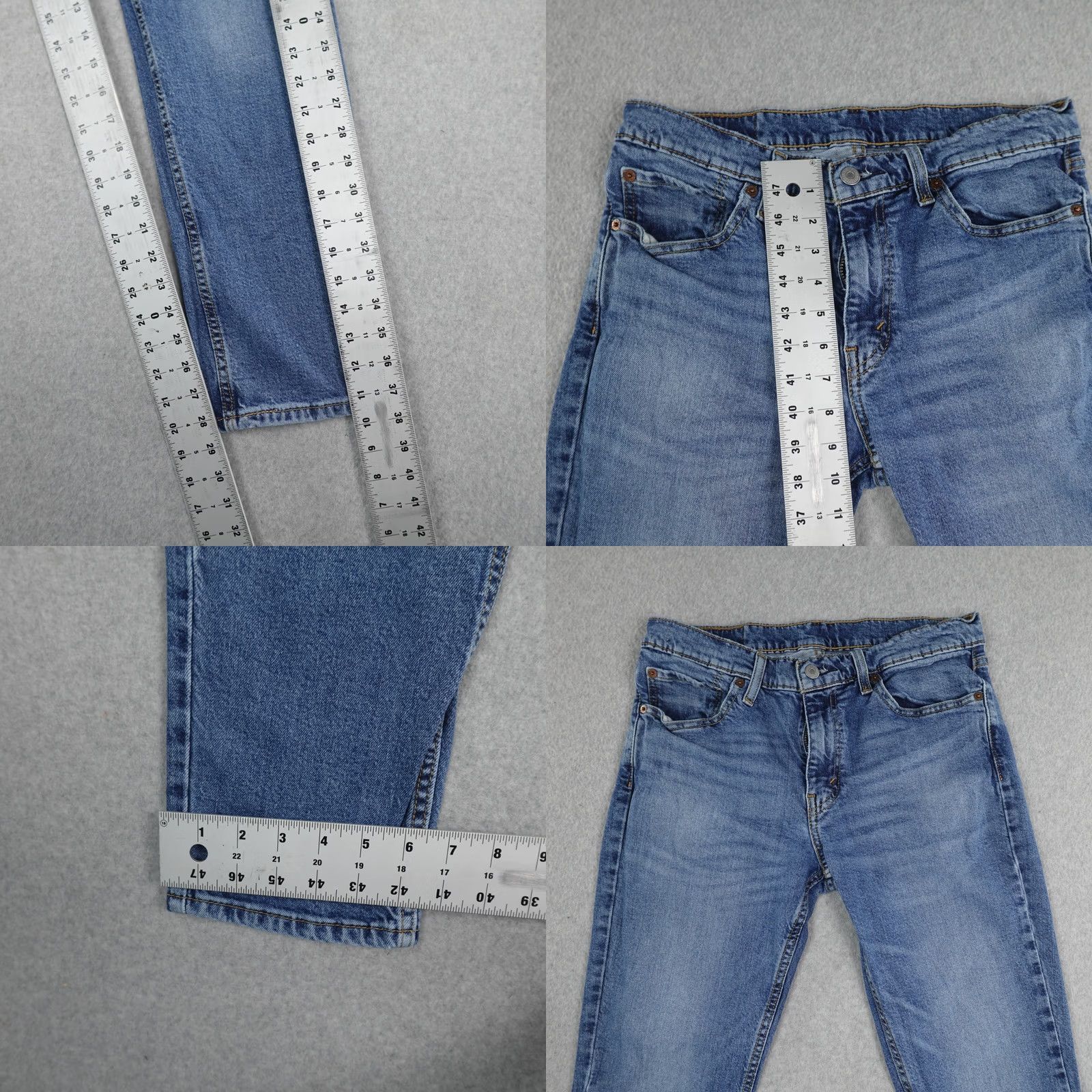 Levi's Levi's 511 Jeans Mens 32 (32X29) Medium Blue Denim 5-Pocket Slim Straight Rise Mid Inseam 29 Size US 32 / EU 48 - 8 Thumbnail