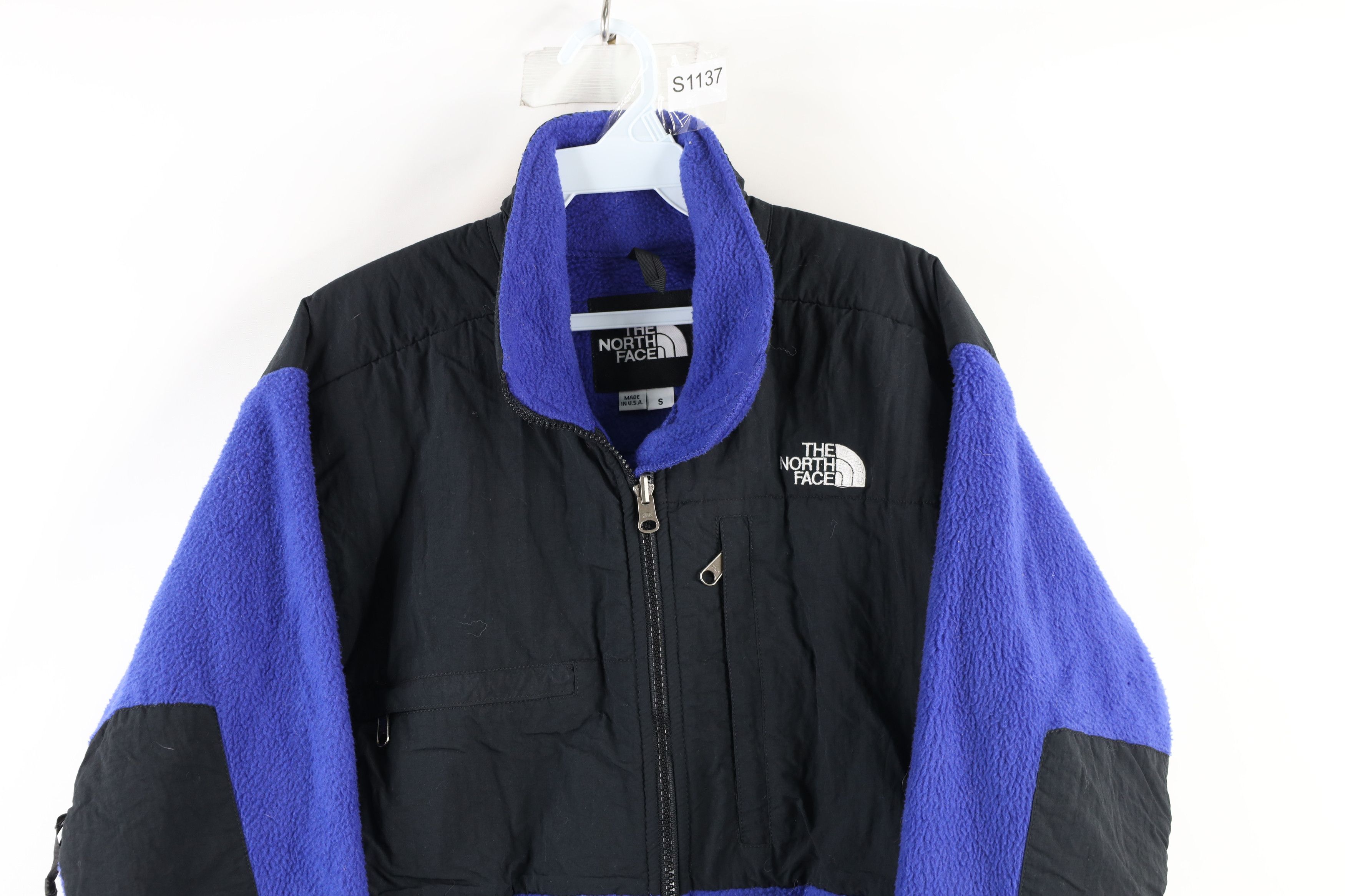 The North Face × Vintage Vintage 90s The North Face Denali Fleece Jacket Blue USA Size US S / EU 44-46 / 1 - 2 Thumbnail