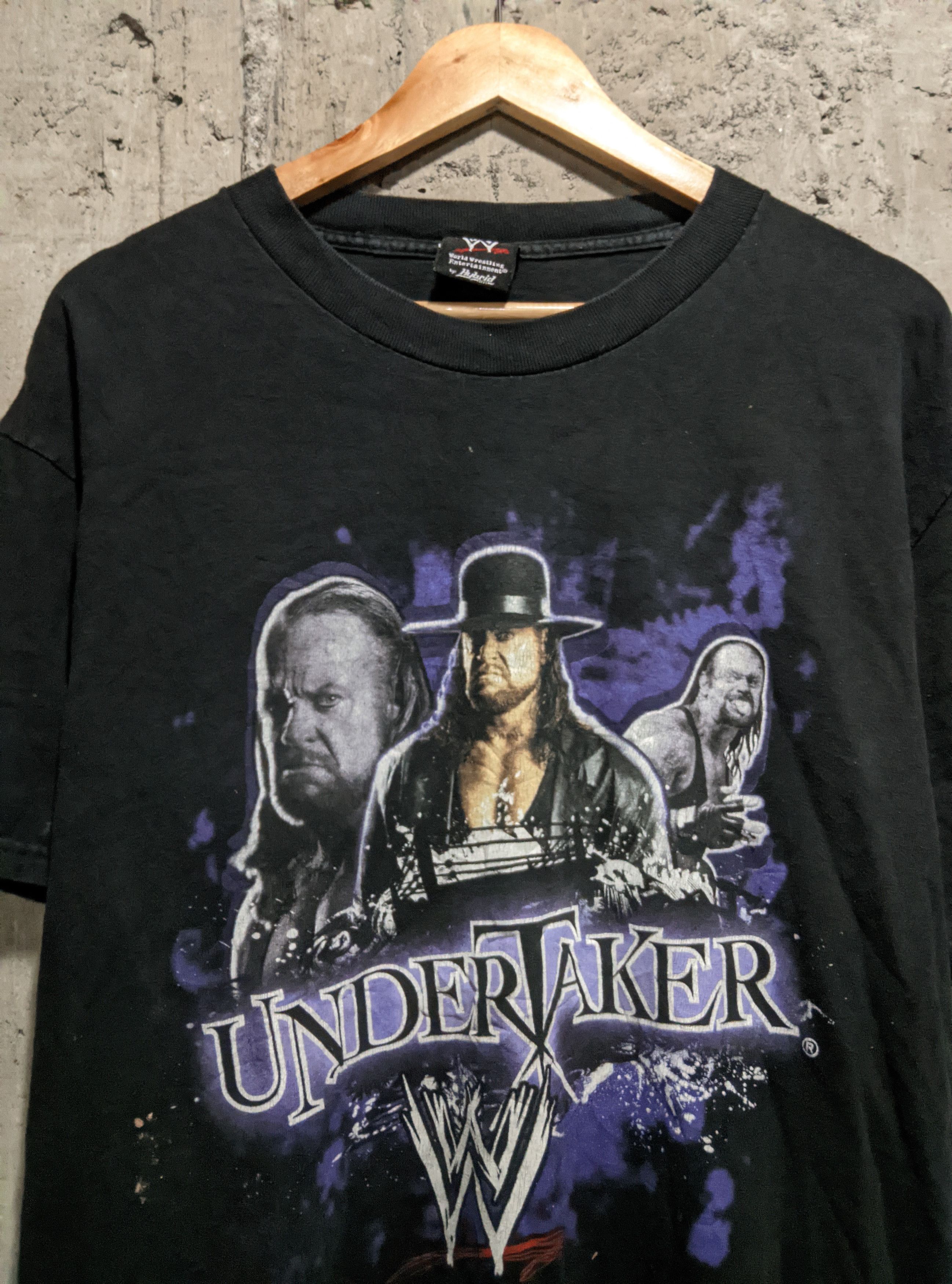 WWF Vintage 2007 undertaker wwf wwe wrestling t shirt Size US L / EU 52-54 / 3 - 2 Thumbnail